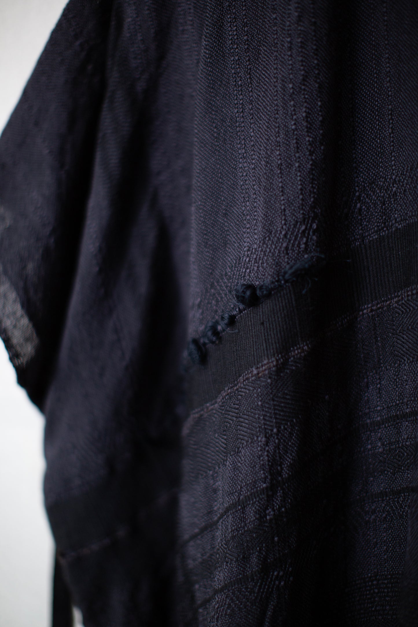 Desert Mosaic III - a black/charcoal tunic