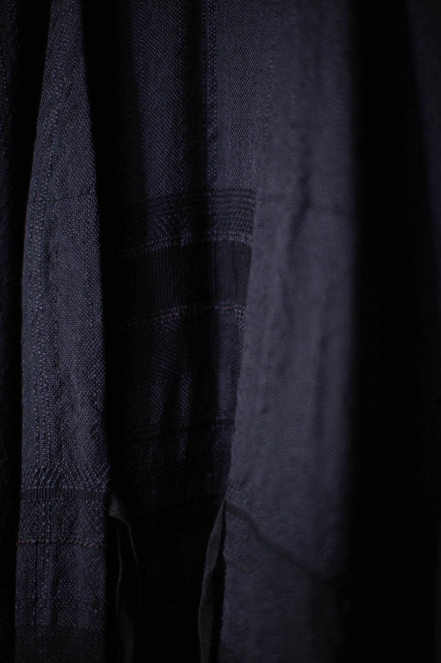 Desert Mosaic III - a black/charcoal tunic
