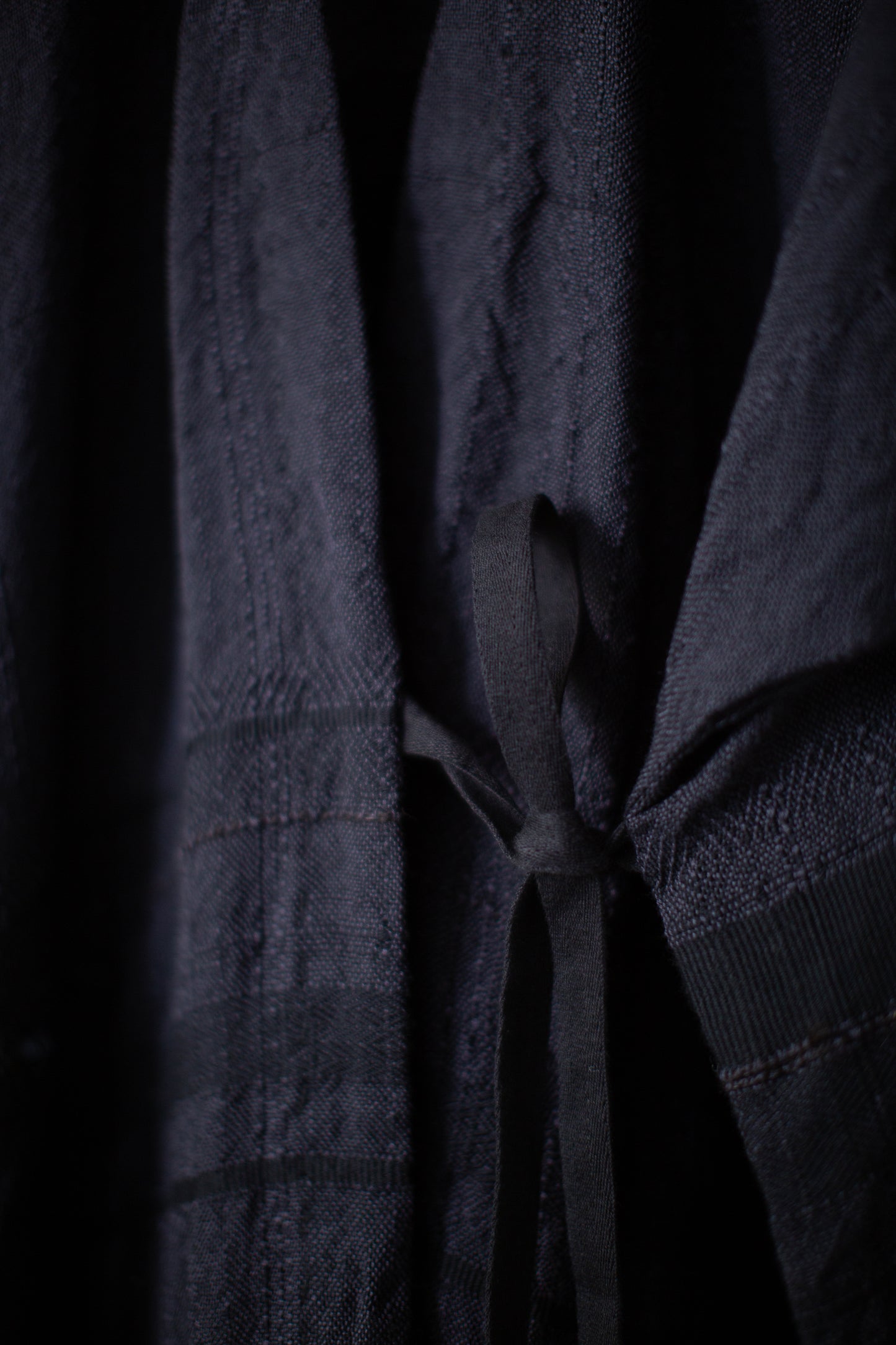 Desert Mosaic III - a black/charcoal tunic