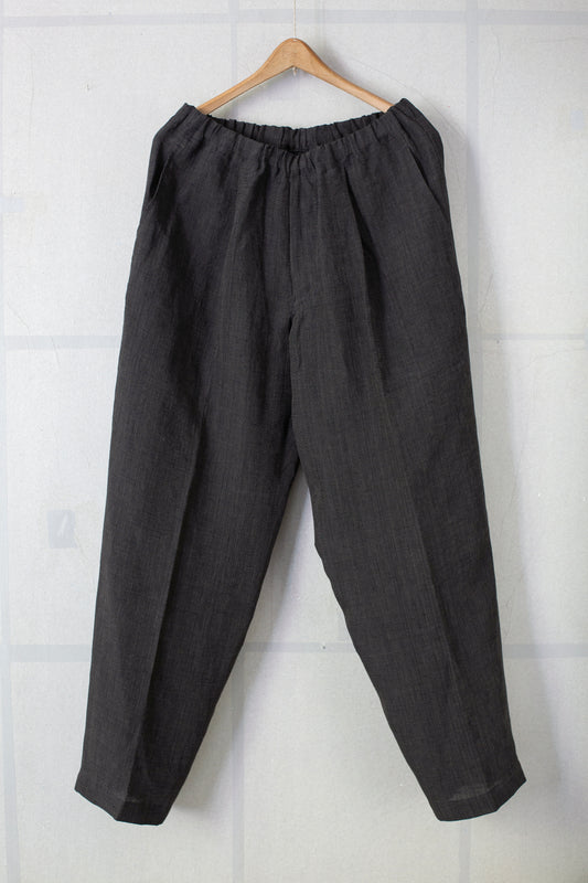 Dark grey linen trousers