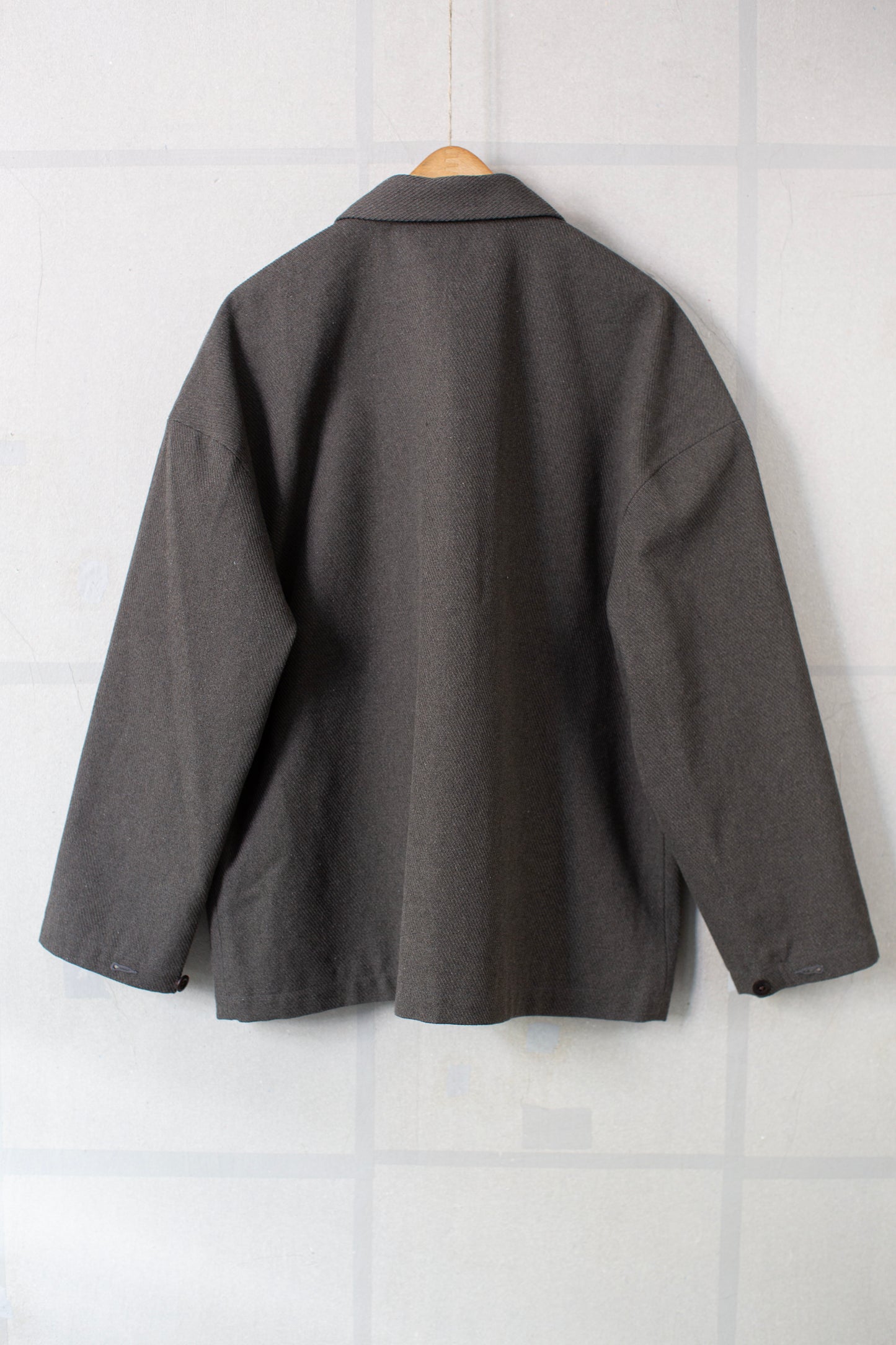 Field Shirt Two in Olive Heather Top Dyed Cotton Kersey