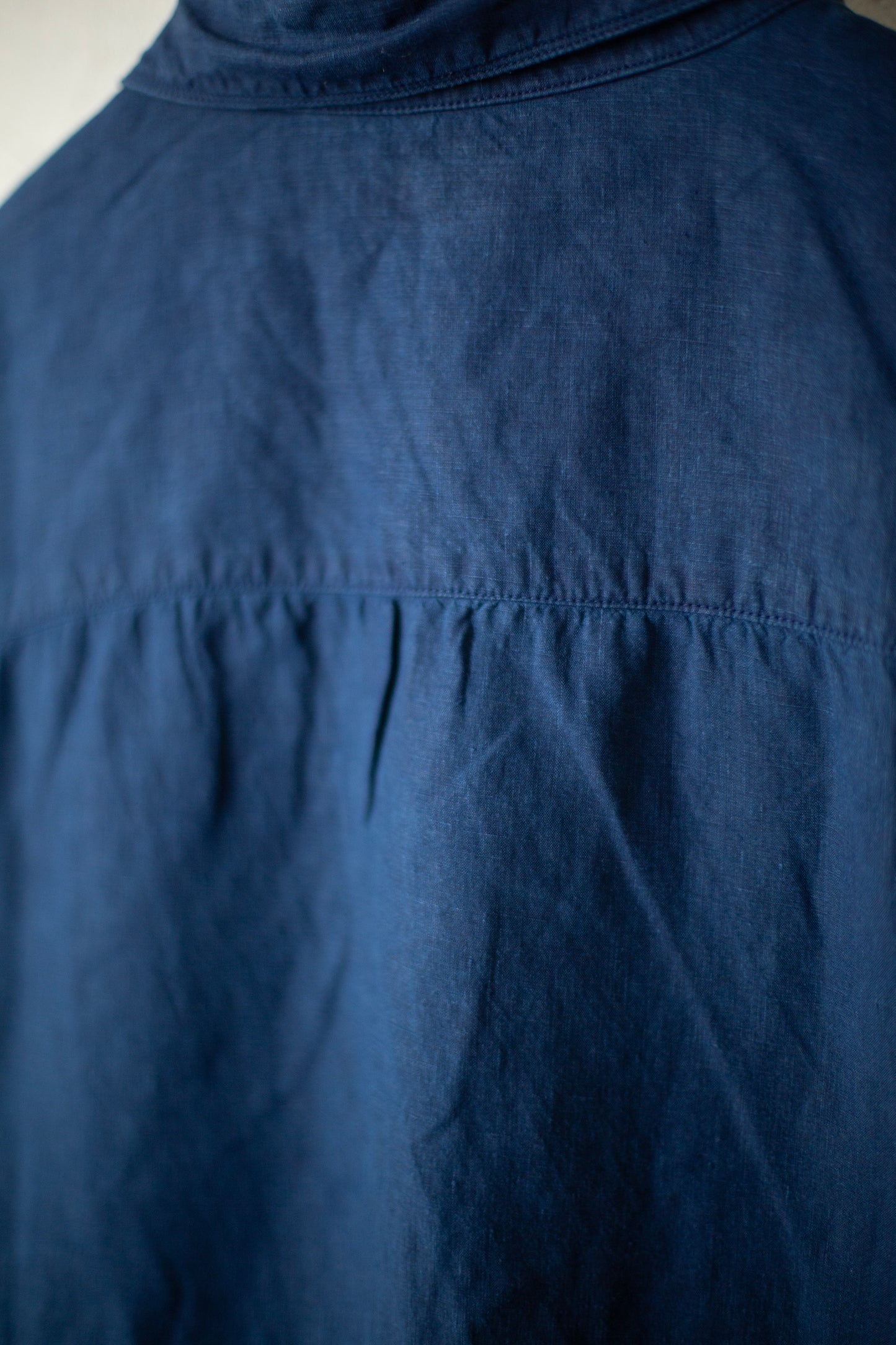 Dark Indigo dyed Hemp Shirt
