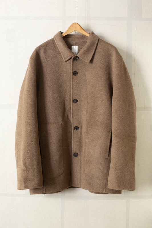 BROWN DOUBLE FACE YAK JACKET