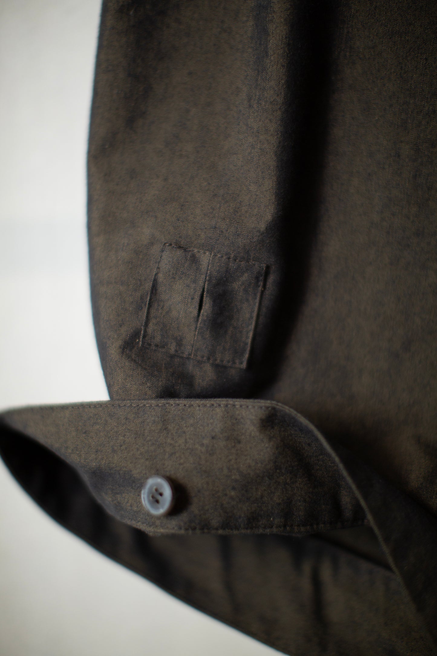 TROUSERS#93 - FOREST COTTON SILK FINE CANVAS