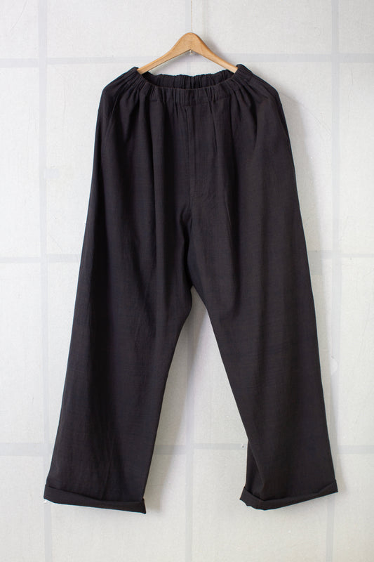 Black brown khadi trousers
