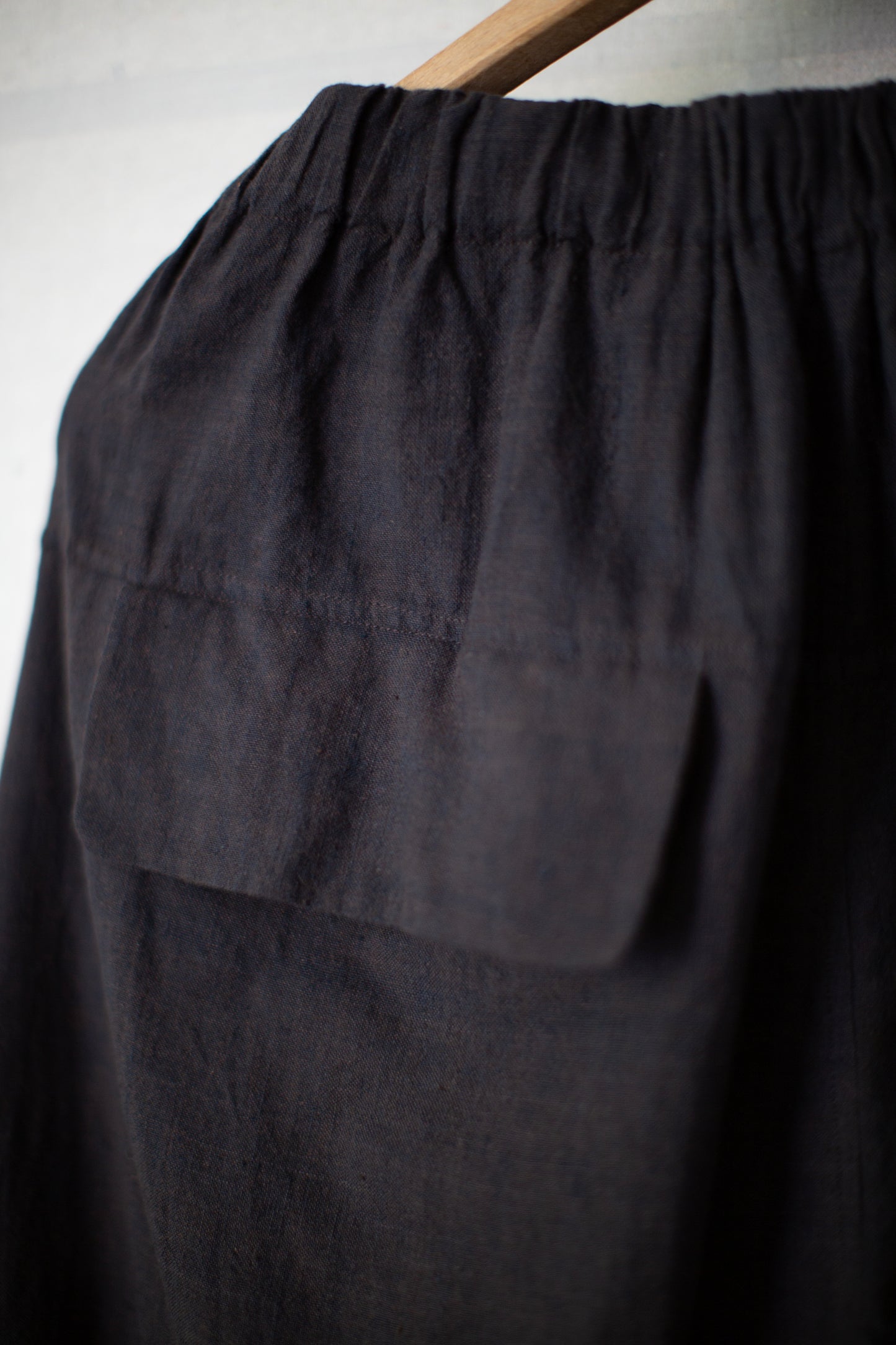 Black brown khadi trousers