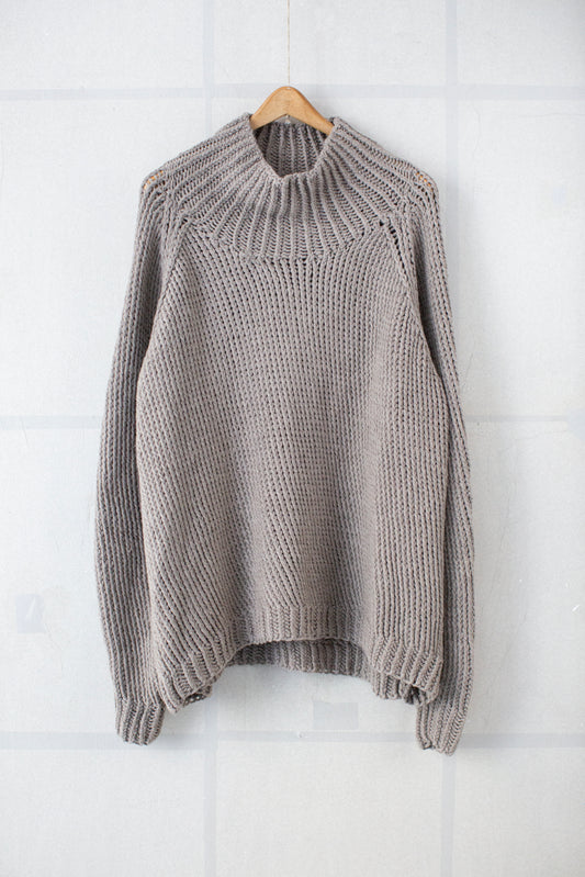 Knit#40 - Natural Grey Yak Wool