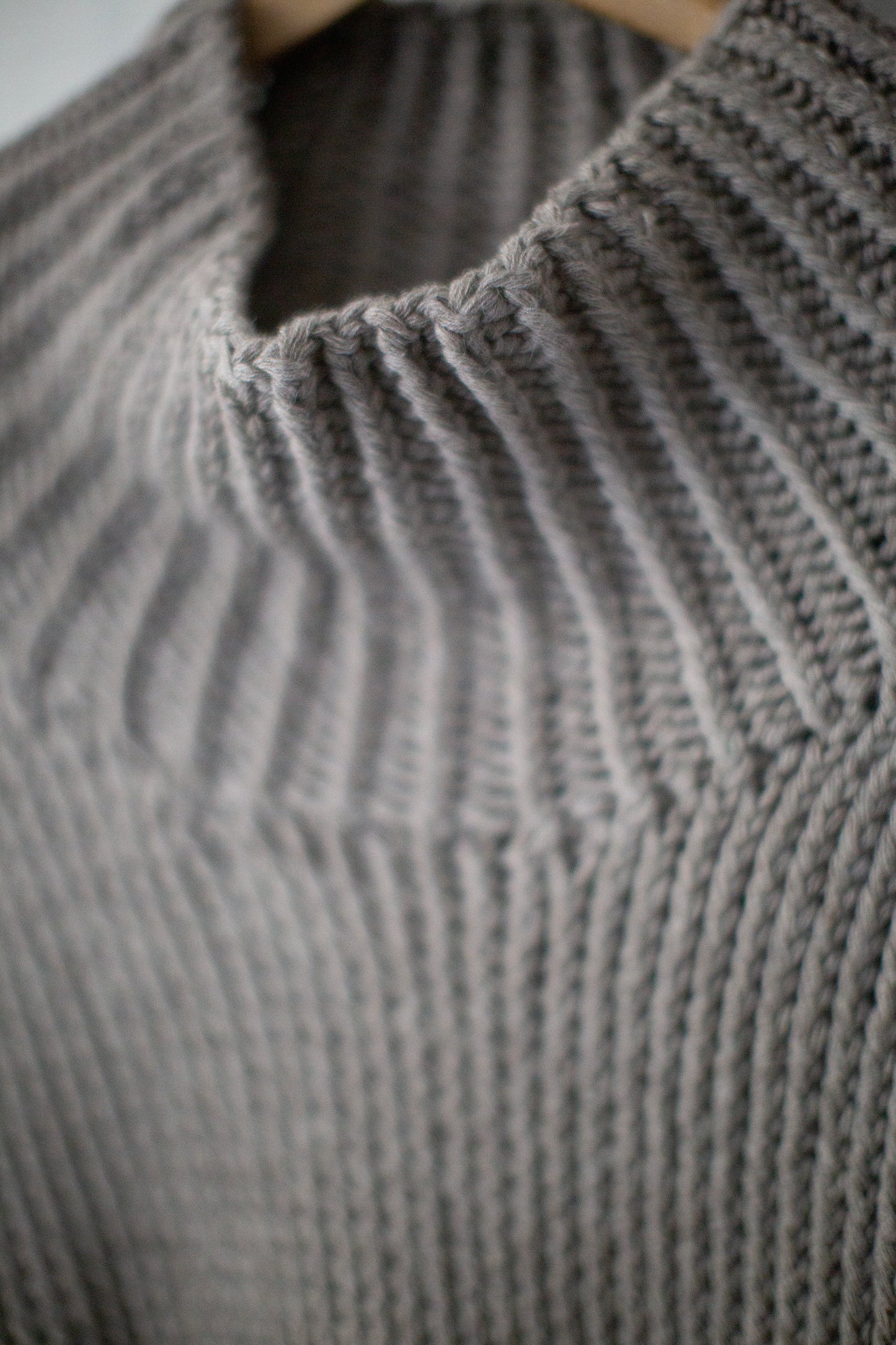 Knit#40 - Natural Grey Yak Wool