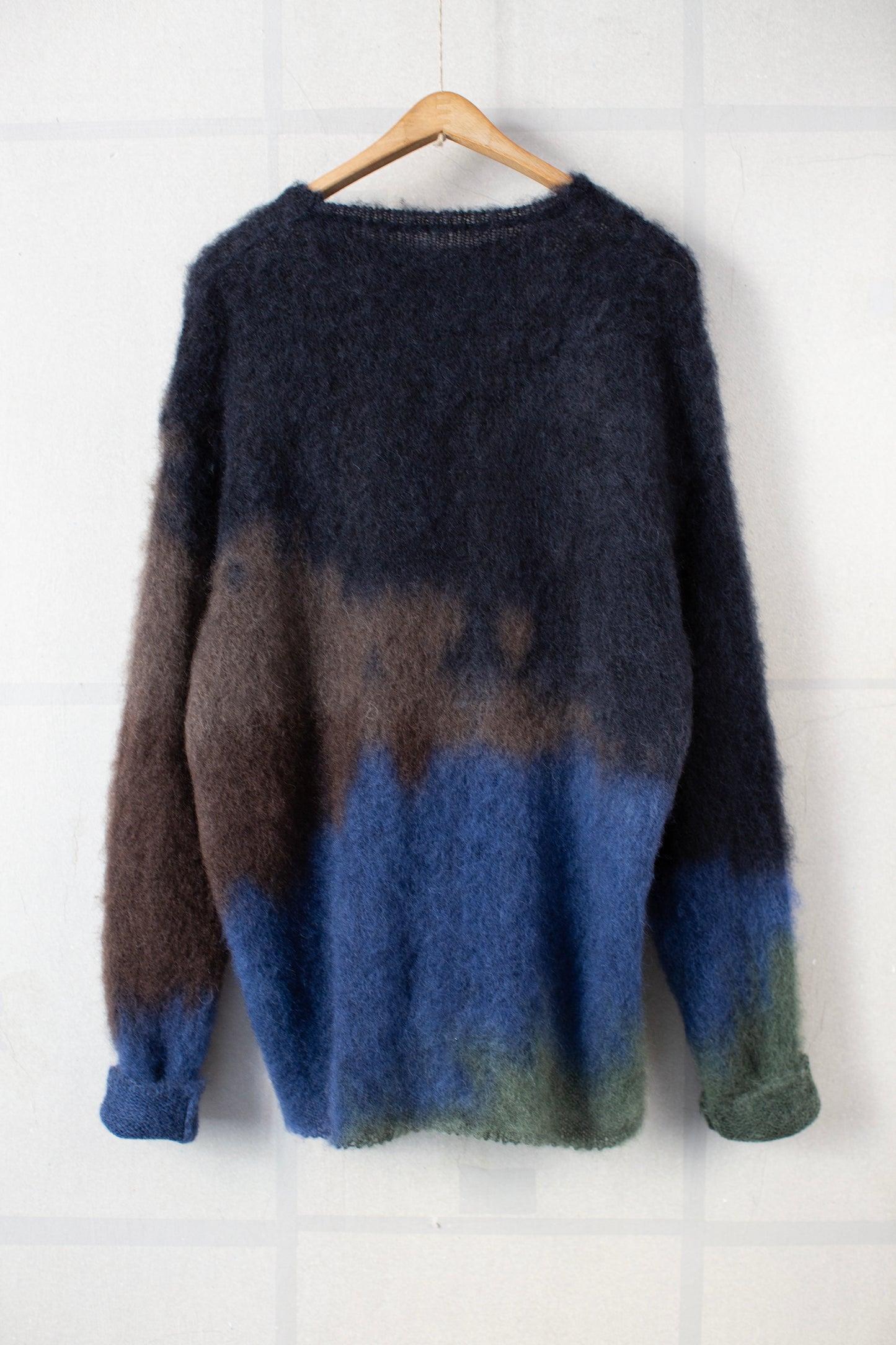 Mohair chusen dyeing knit
