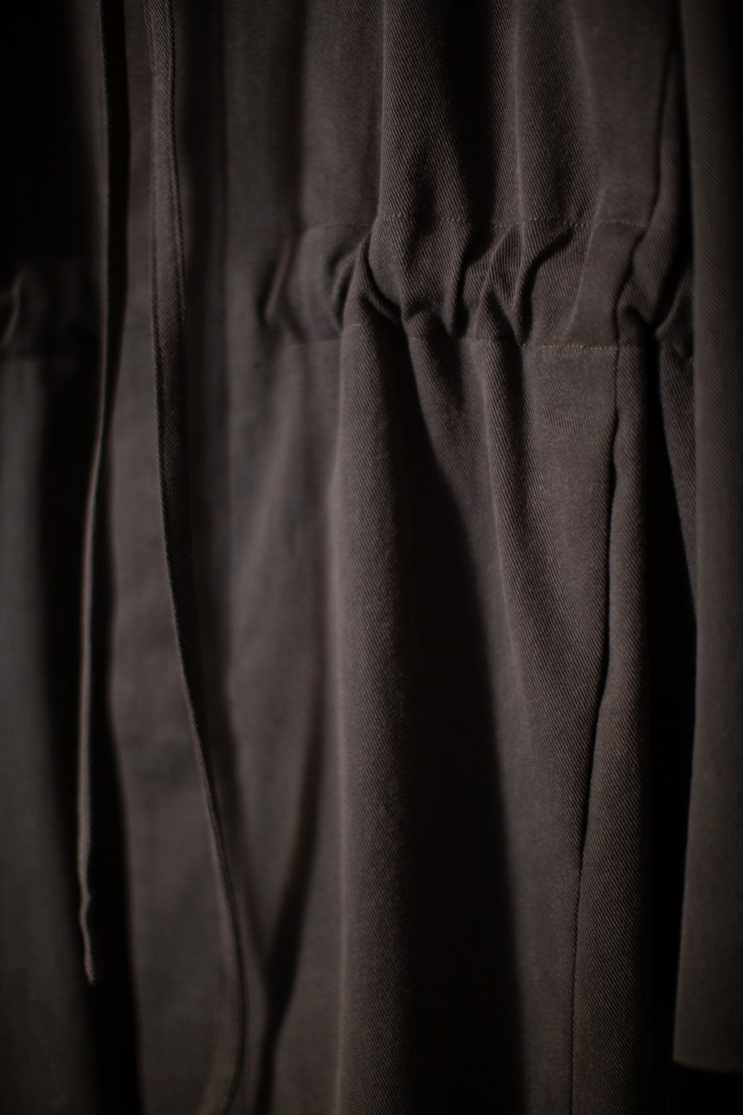 Washed coal hood trench