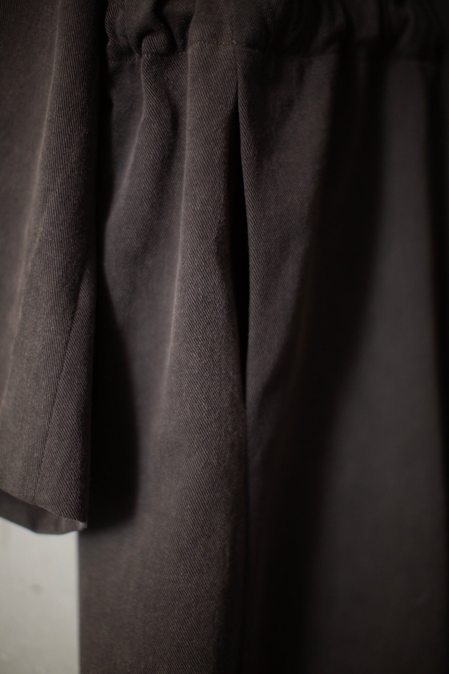 Washed coal hood trench