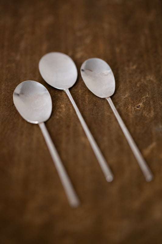 Silver spoons by Hiroyo Masuko
