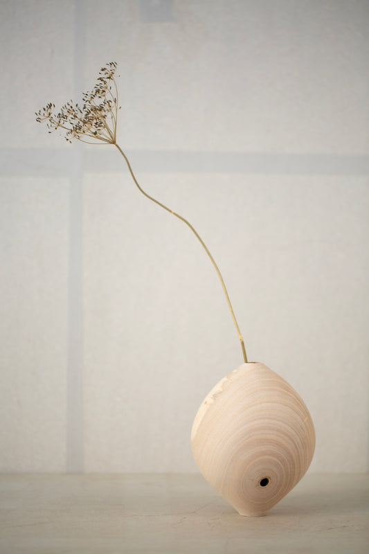 Wooden vase