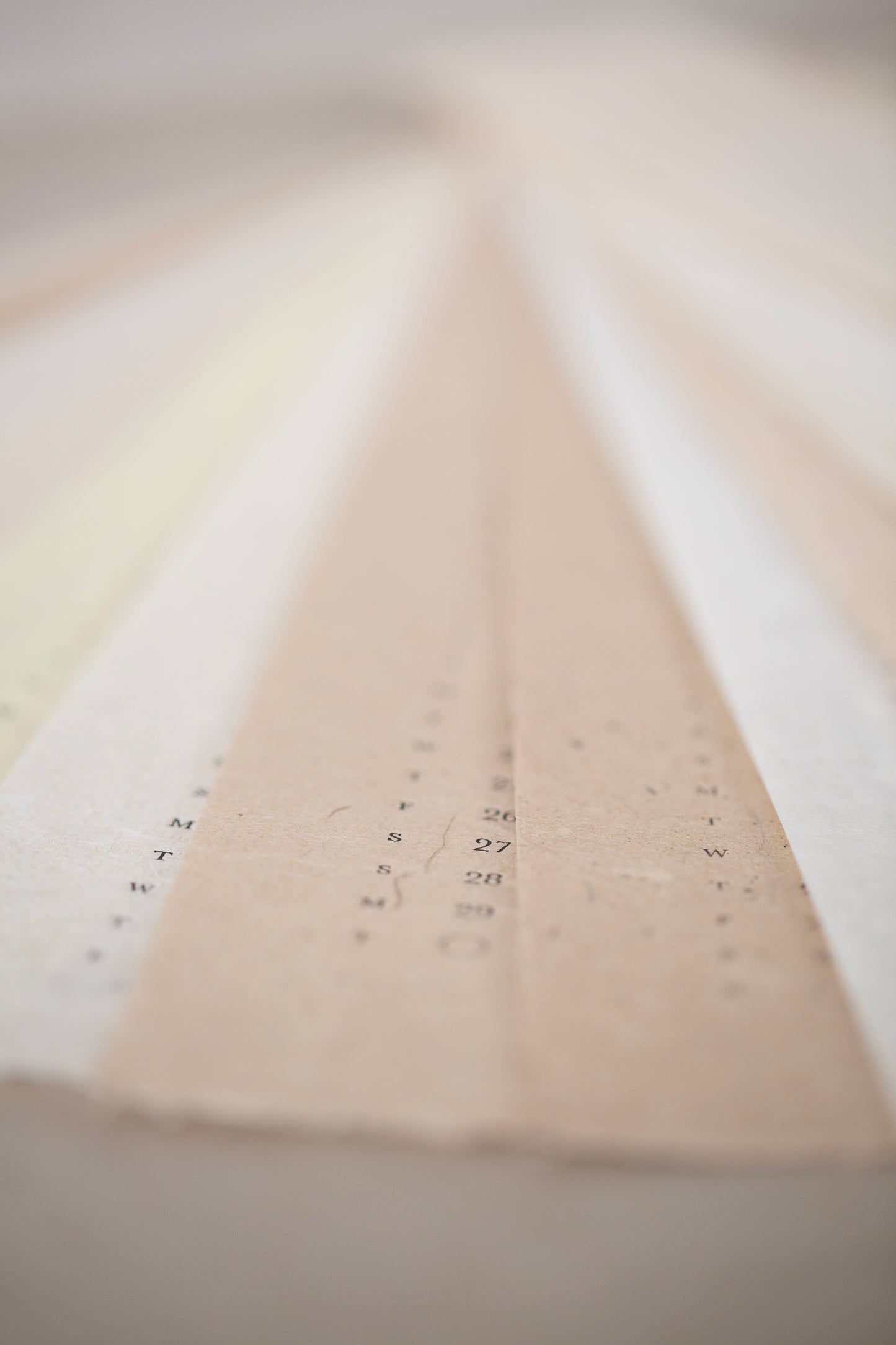 2026 ancient white cotton paper calendar