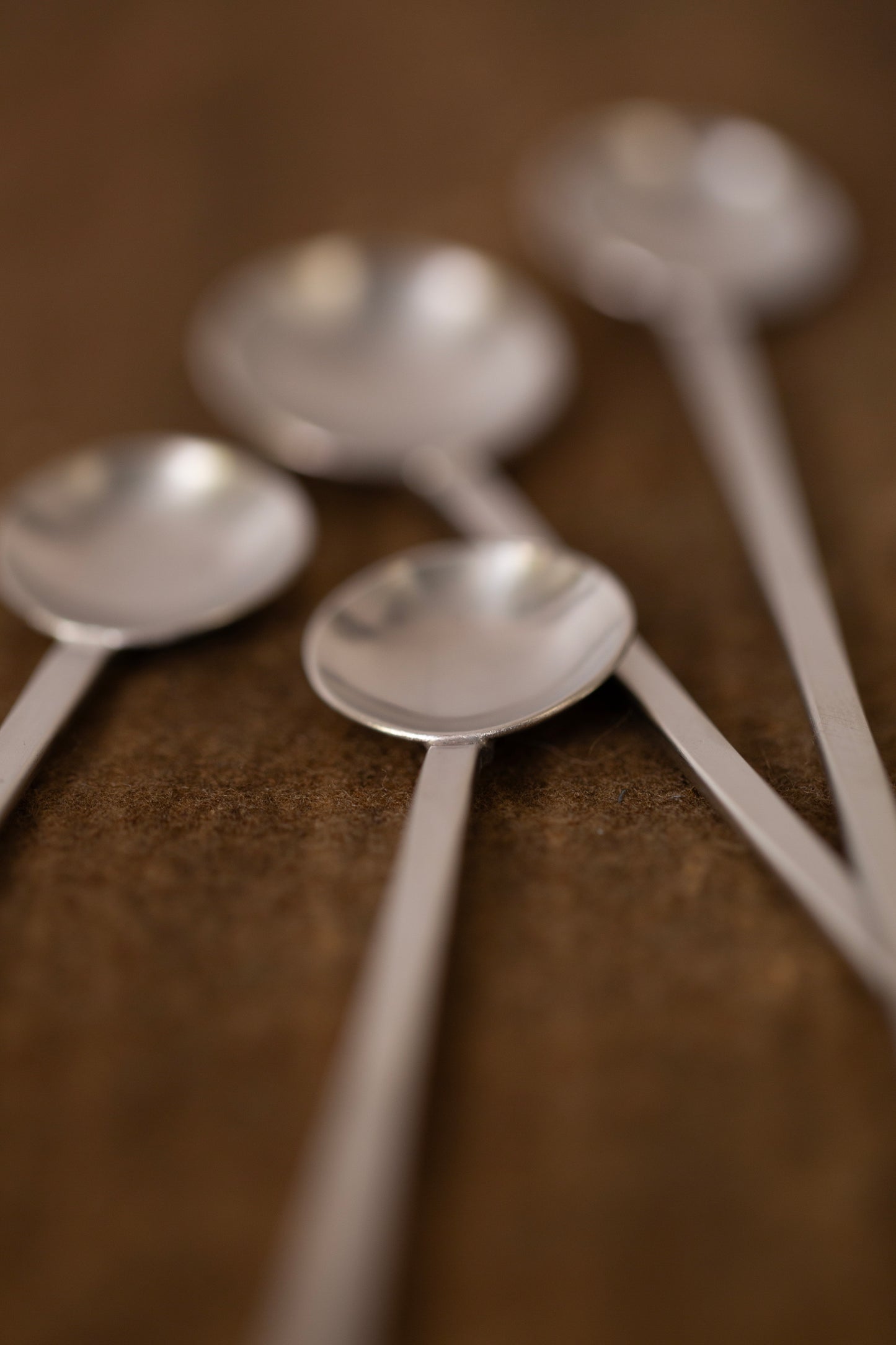 Nickelsilver spoons by Hiroyo Masuko