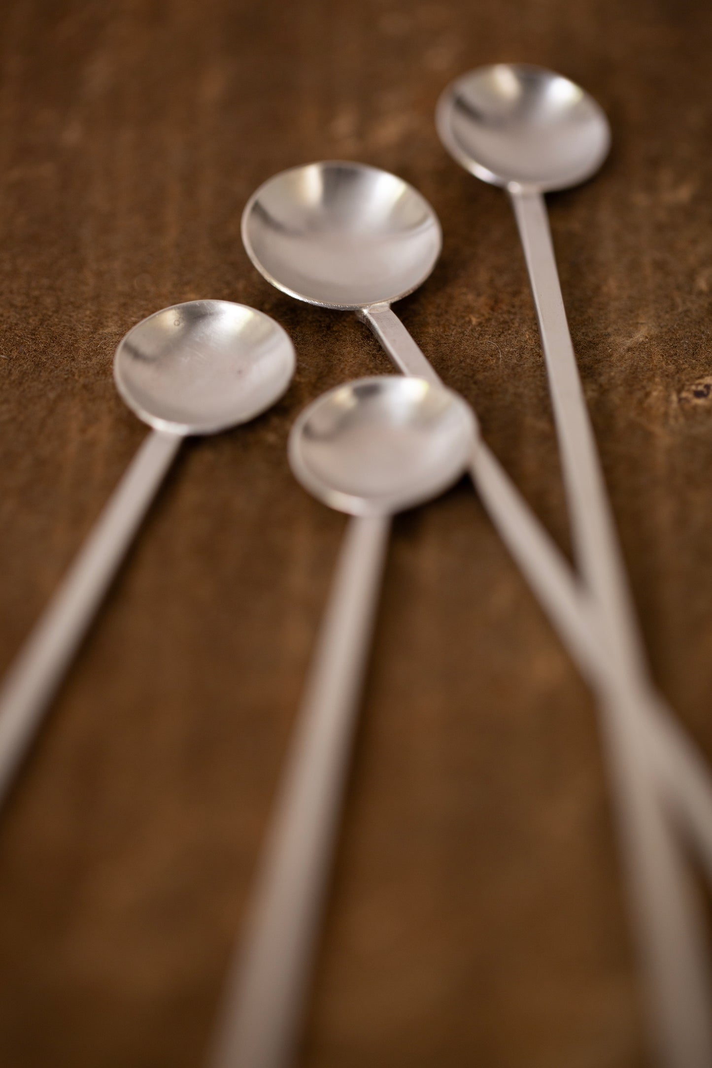 Nickelsilver spoons by Hiroyo Masuko
