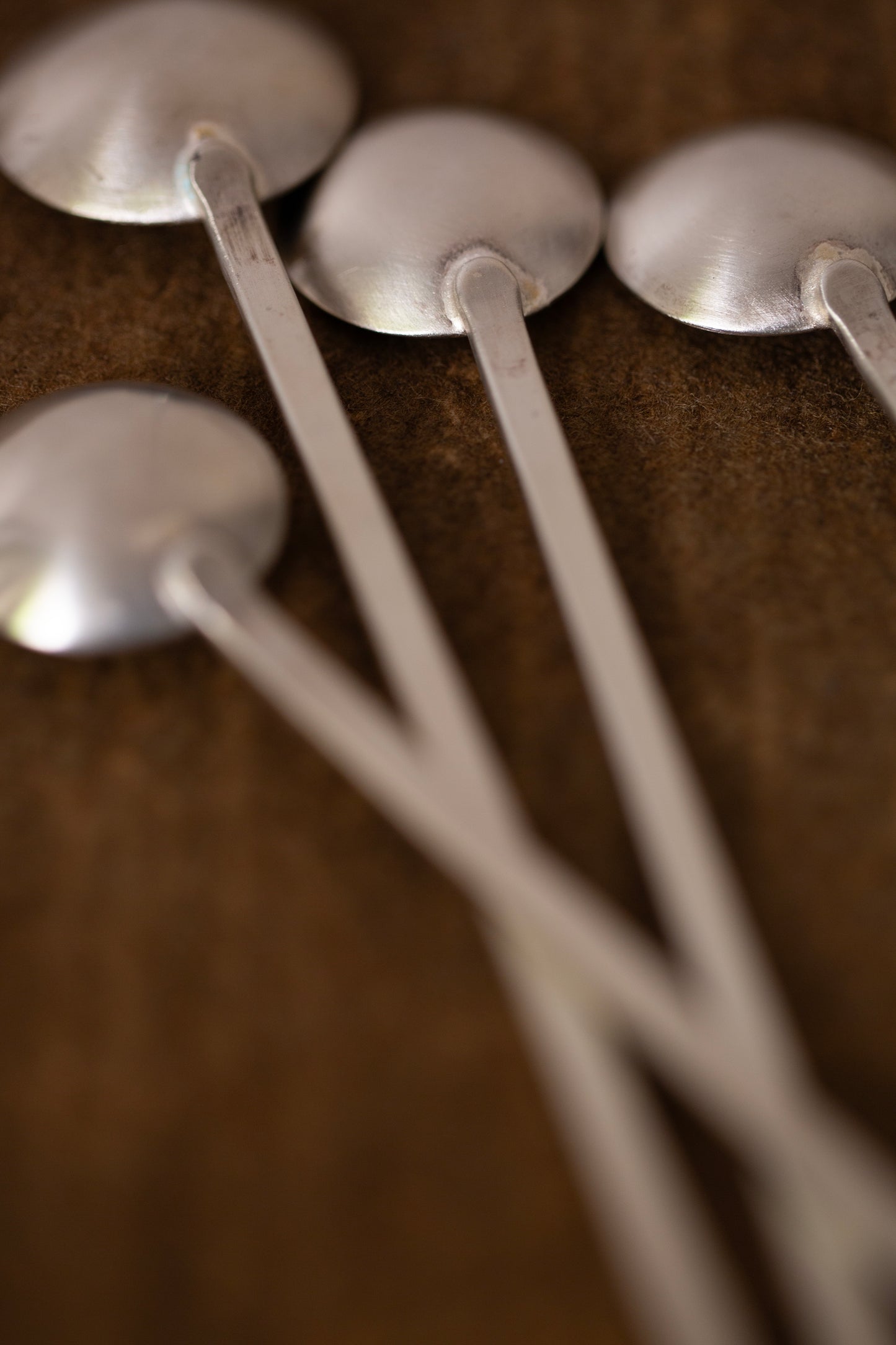Nickelsilver spoons by Hiroyo Masuko