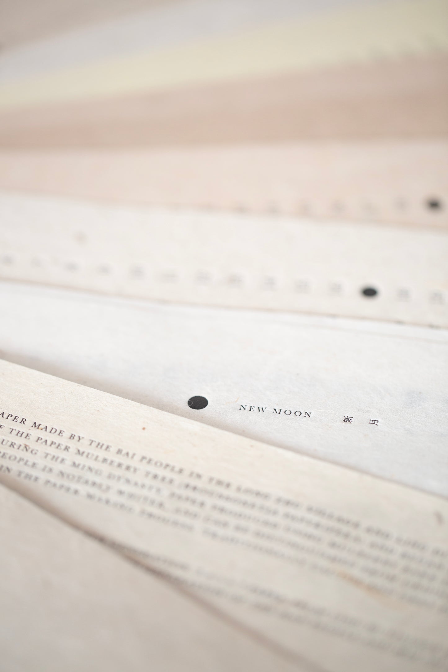 2026 ancient white cotton paper calendar