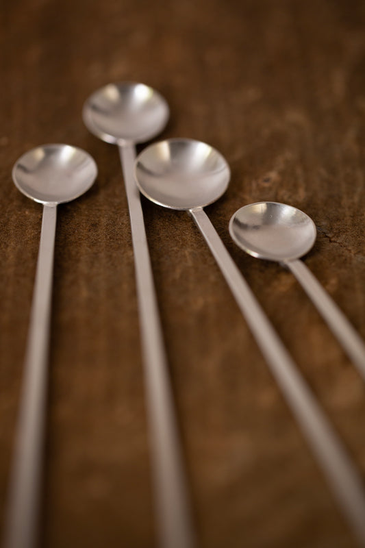 Nickelsilver spoons by Hiroyo Masuko