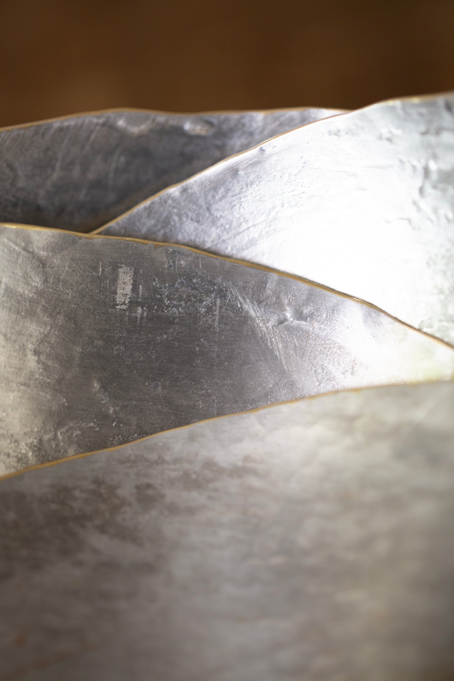 Tin coated bowls by Hiroyo Masuko