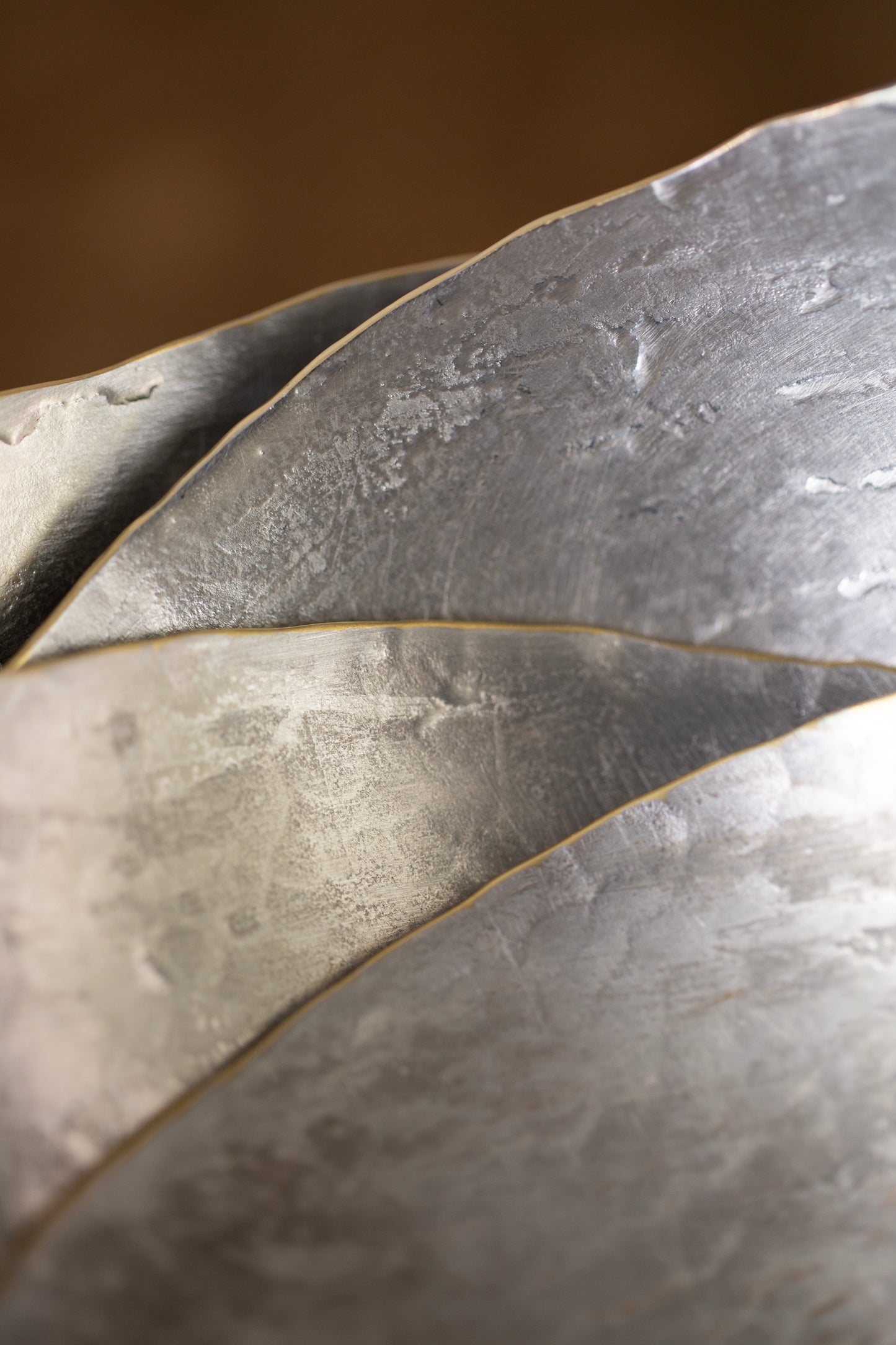 Tin coated bowls by Hiroyo Masuko