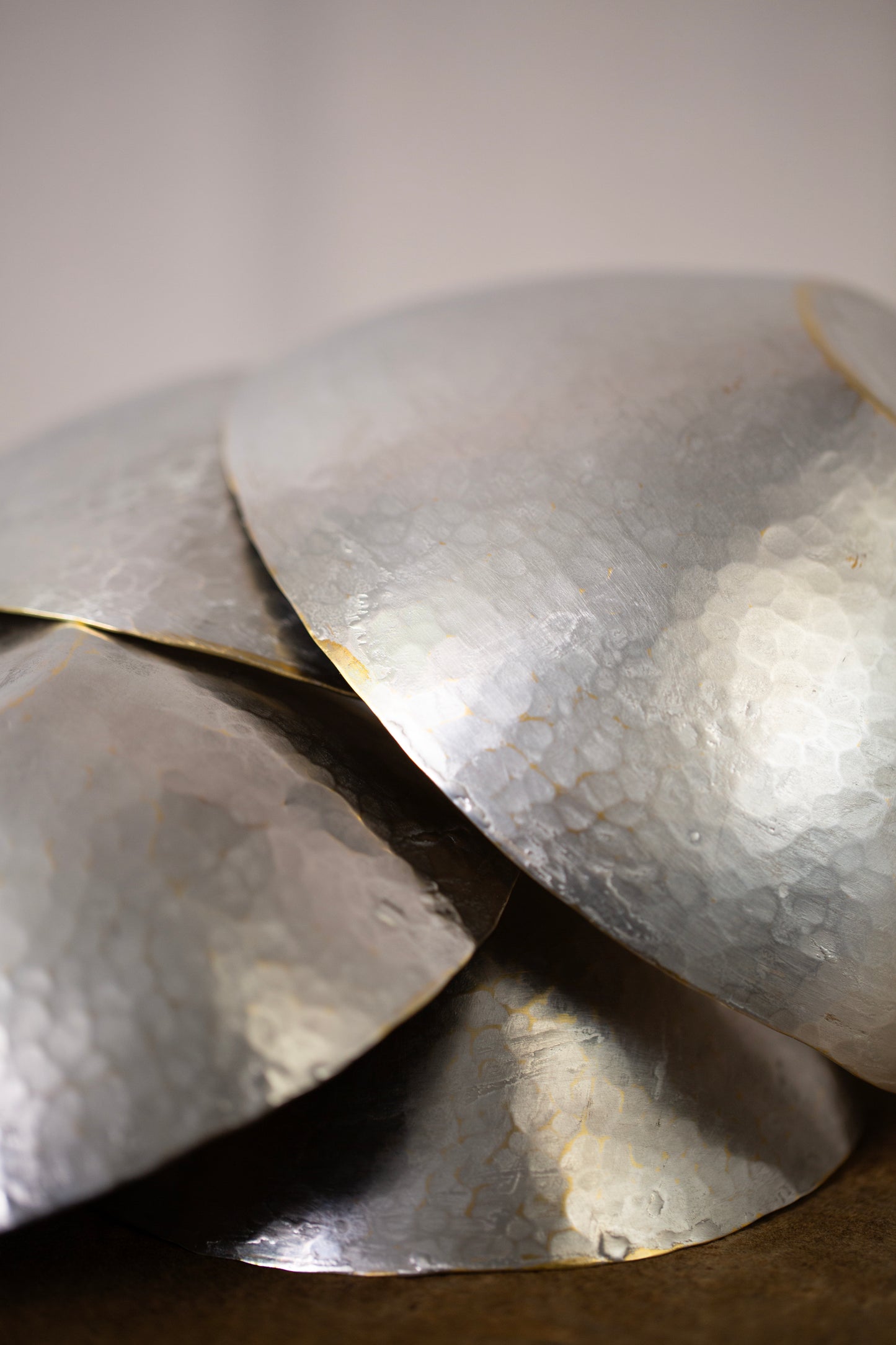 Tin coated bowls by Hiroyo Masuko