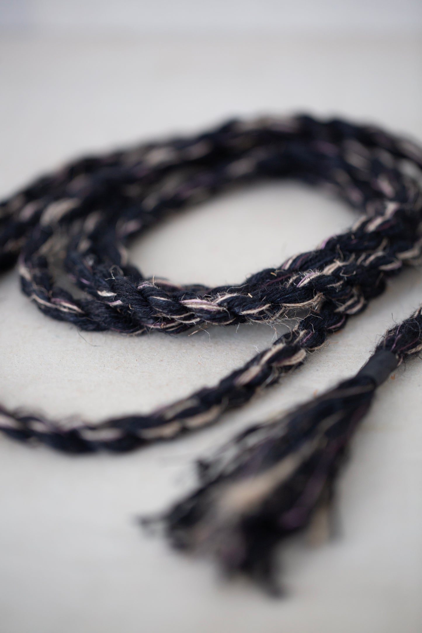 BELT#3 - MIXED YARNS DARK