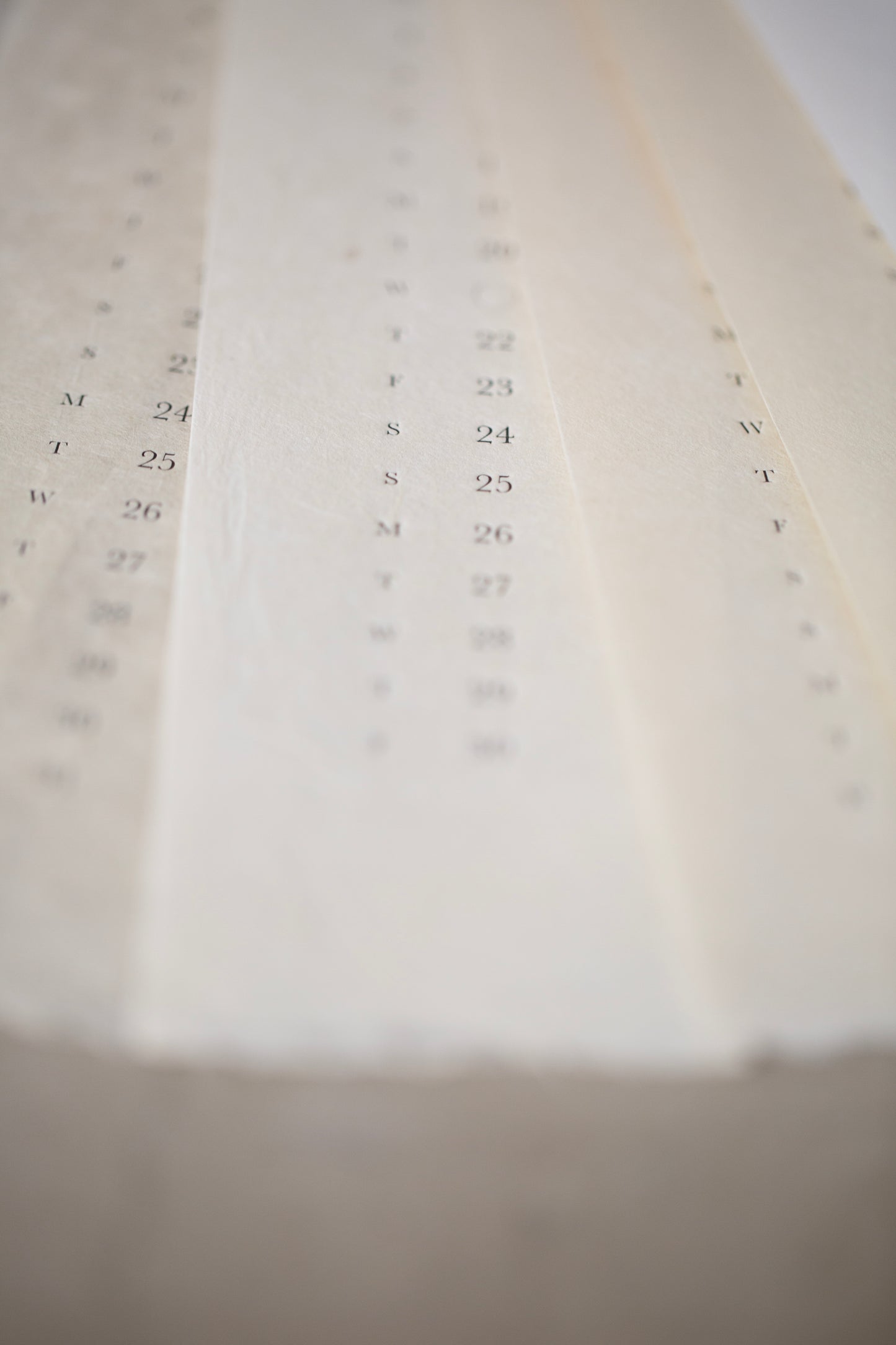 2027 ancient hanji paper moon calendar
