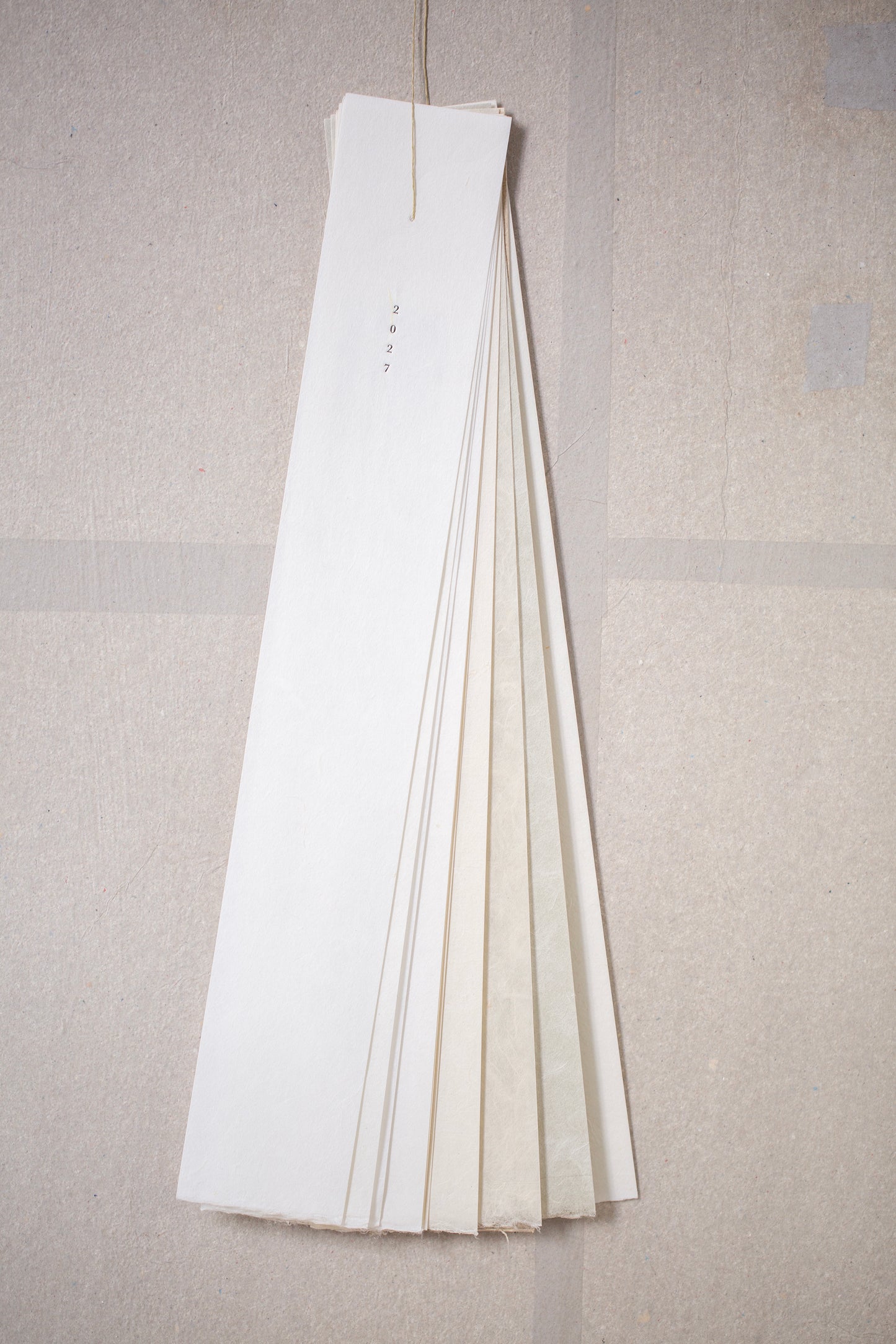 2027 ancient hanji paper moon calendar