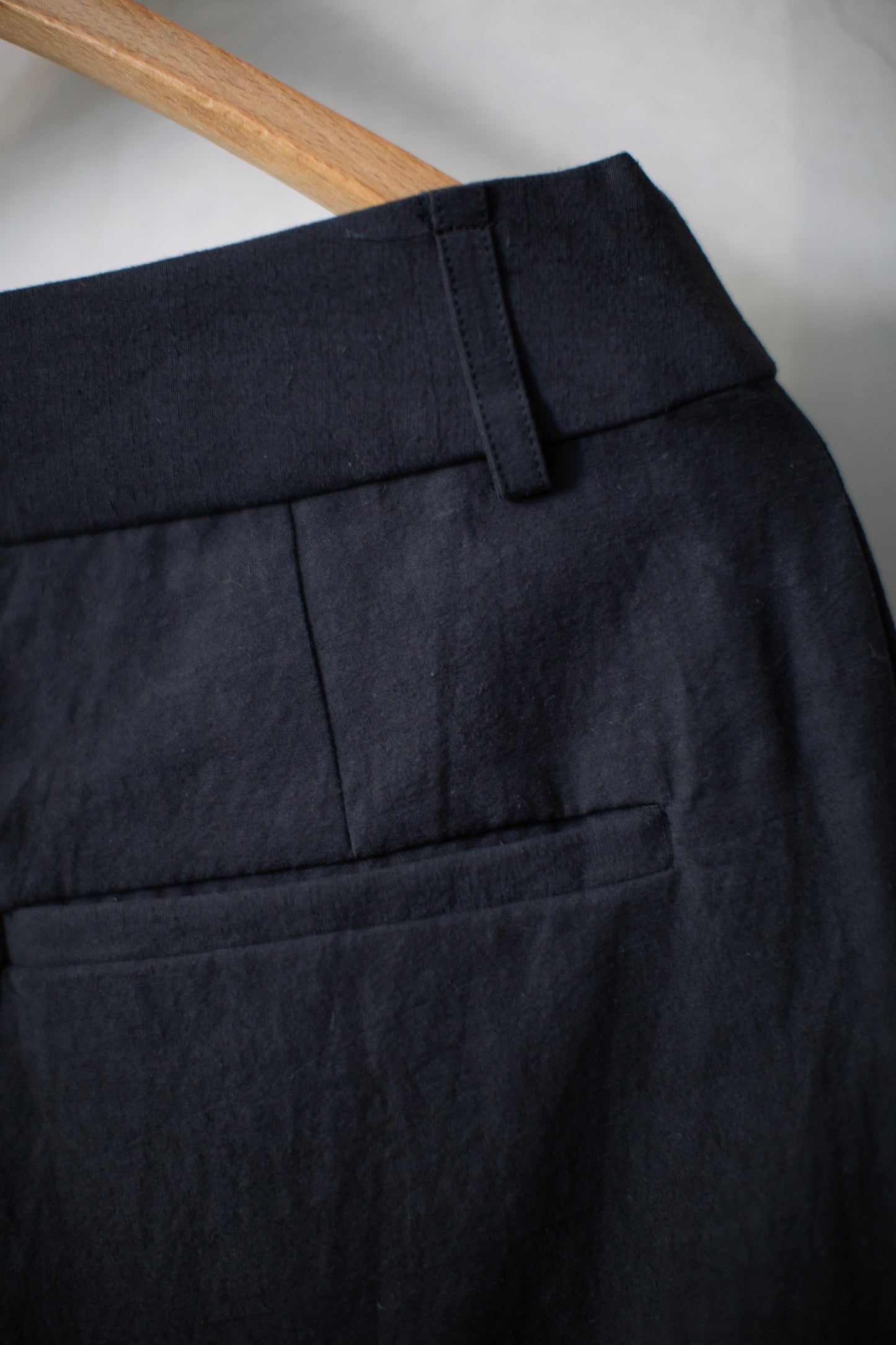 Black taper trouser