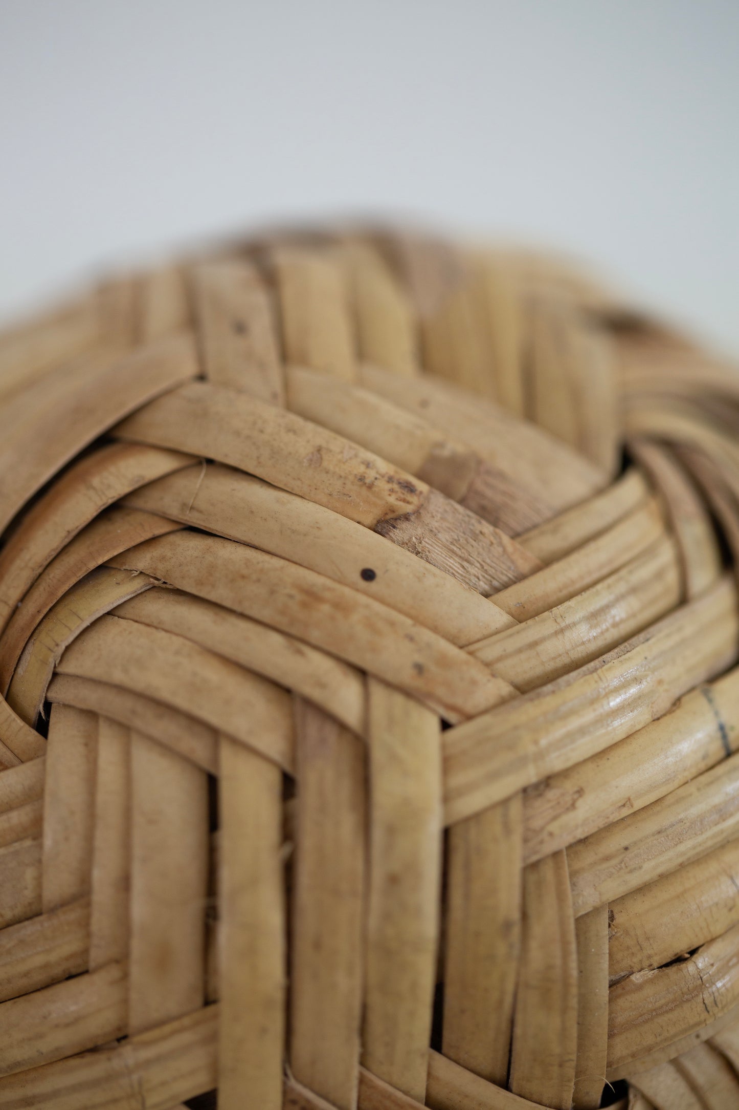 small sepak takraw ball, used for chinlone. Myanmar, Burma