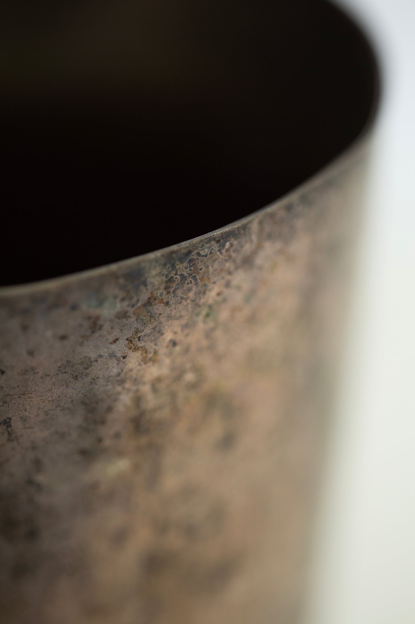 silver plated vase