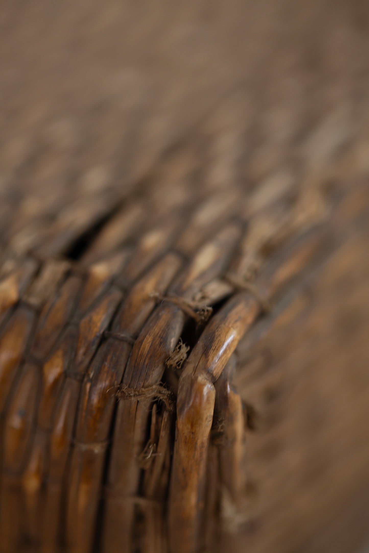 Japanese rattan storage box