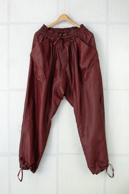 TROUSERS#88 - SHULIANG SILK OXBLOOD