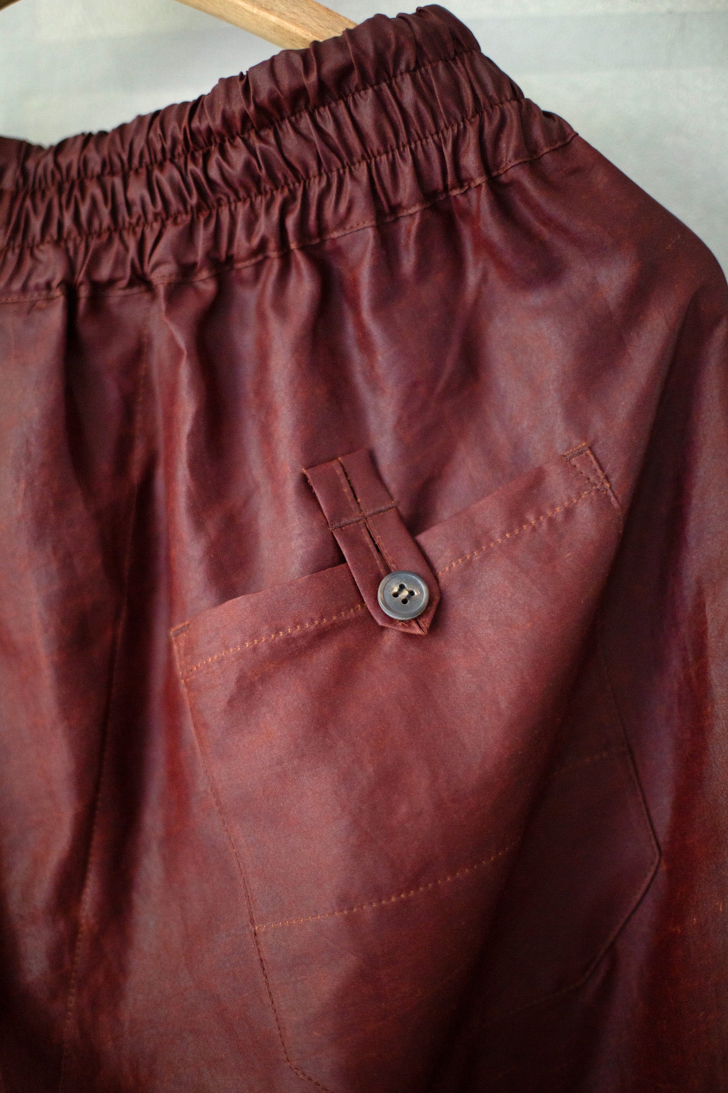 TROUSERS#88 - SHULIANG SILK OXBLOOD