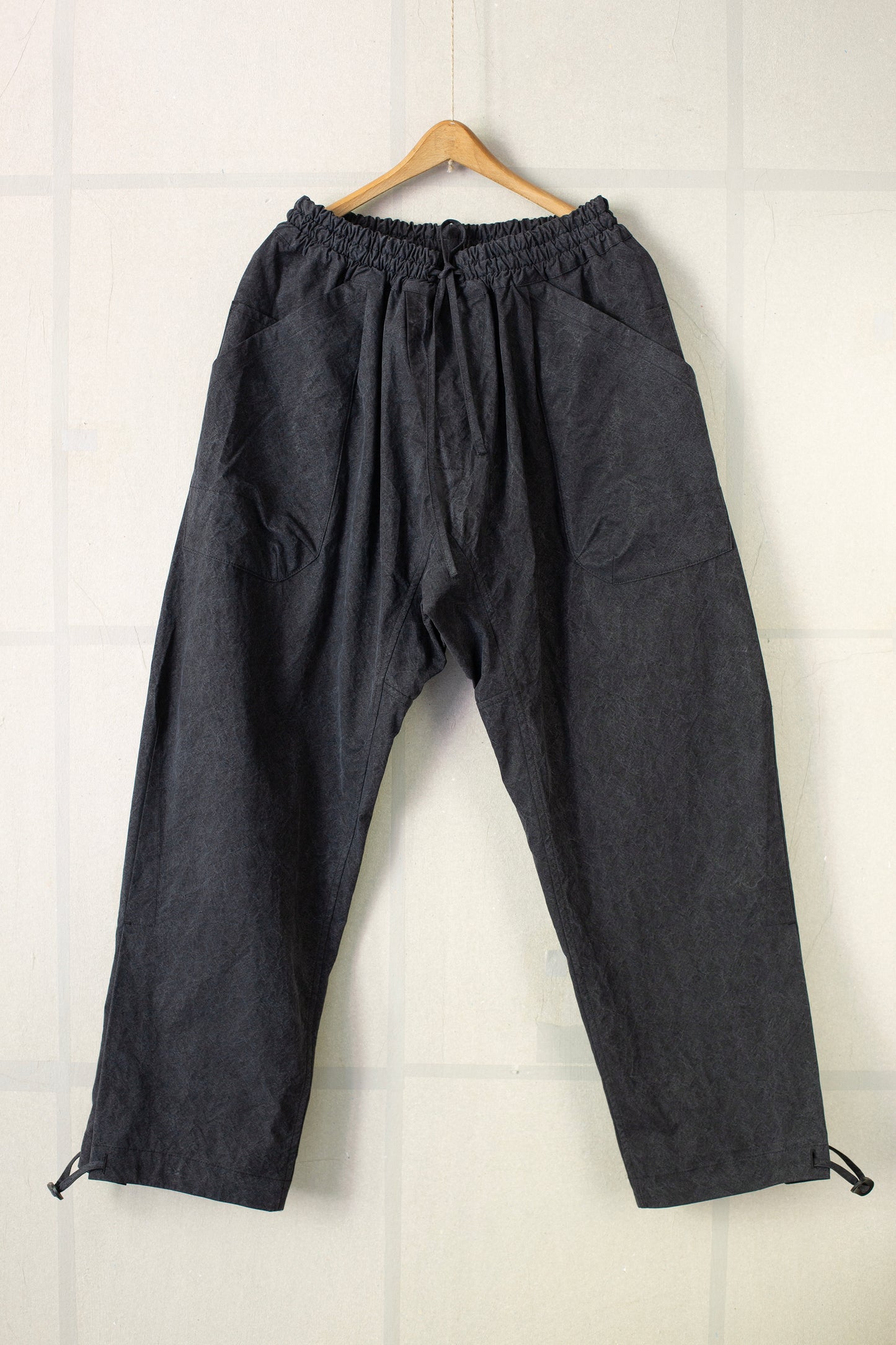 TROUSERS#88 - TIME WASHED CANVAS BLACK