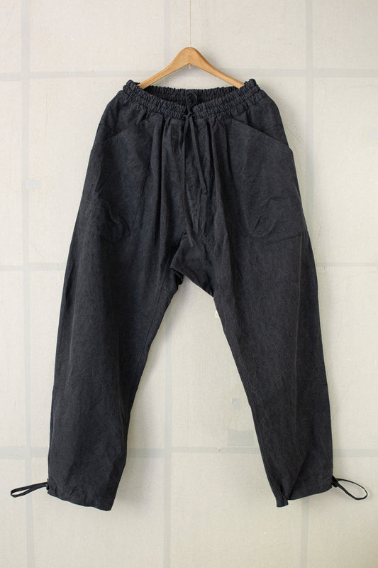 TROUSERS#88 - TIME WASHED CANVAS BLACK