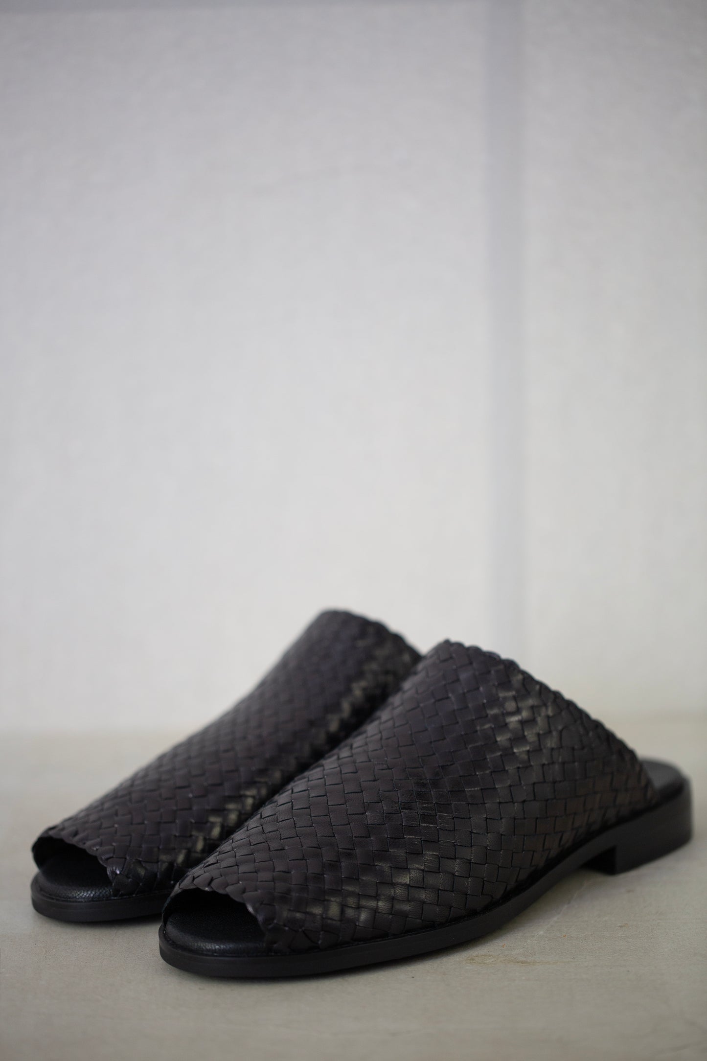 hand woven goat leather sandals