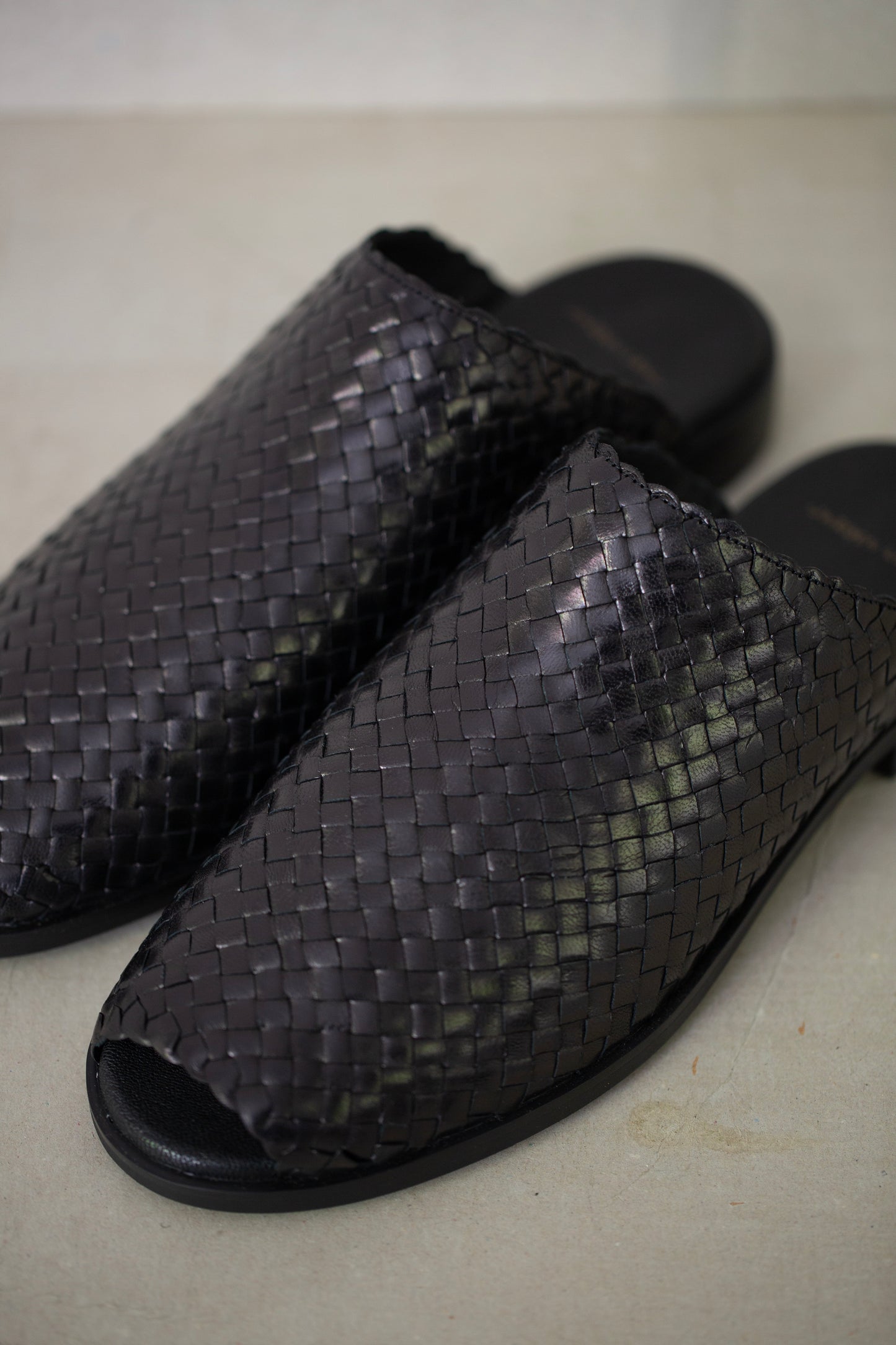 hand woven goat leather sandals