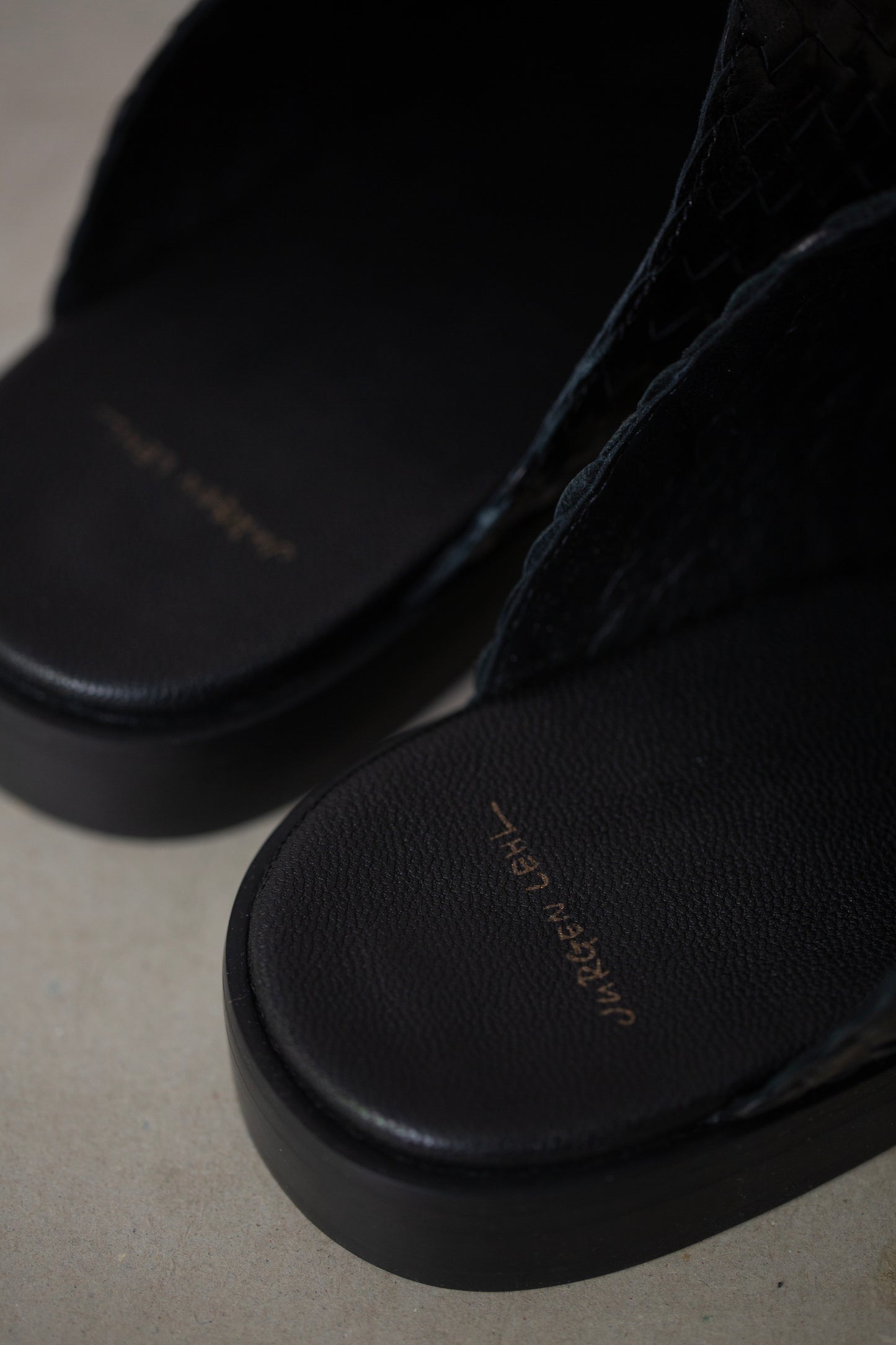 hand woven goat leather sandals