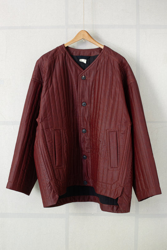 JACKET#62 - SHULIANG SILK PADDED OXBLOOD