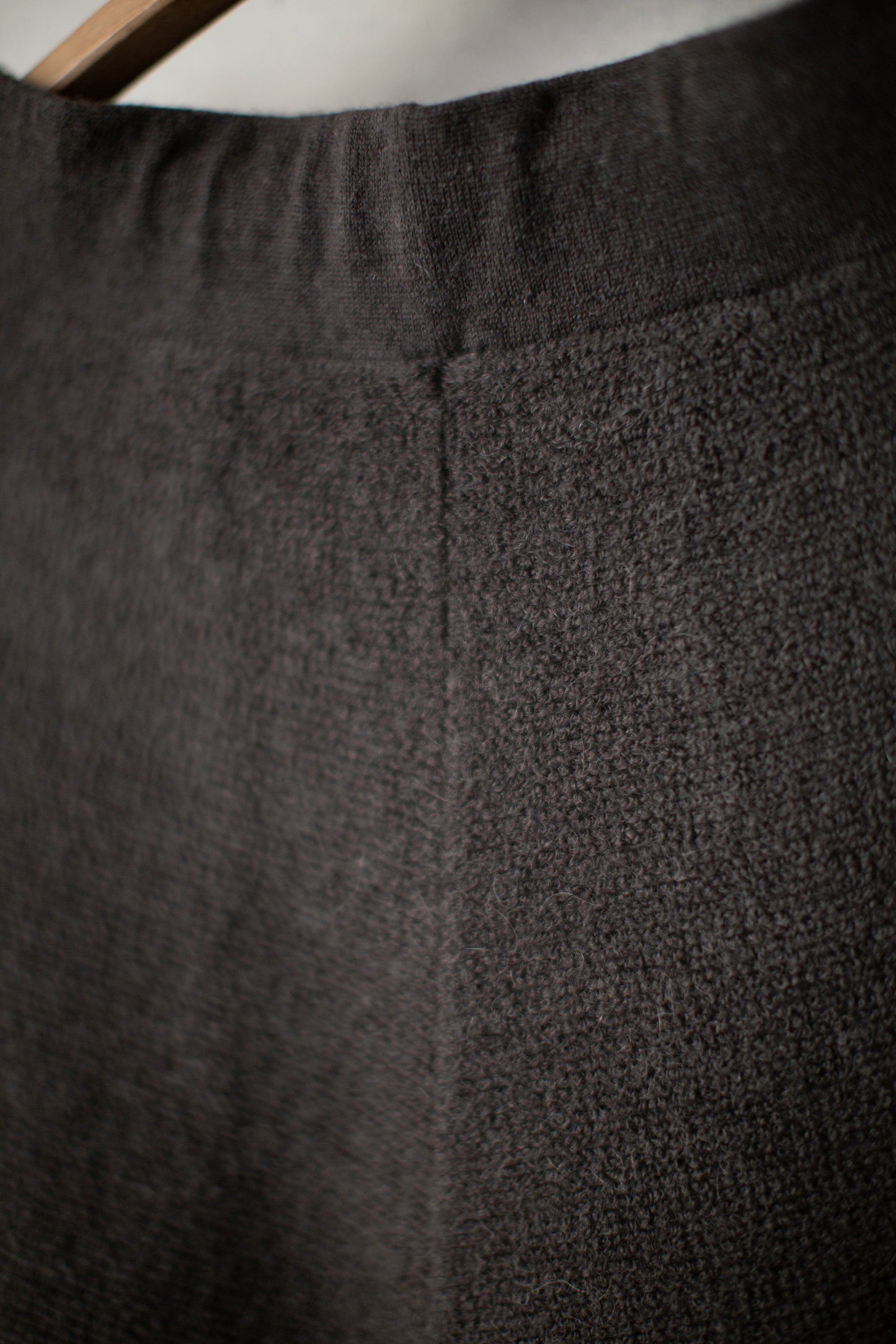Coal fine terry trouser