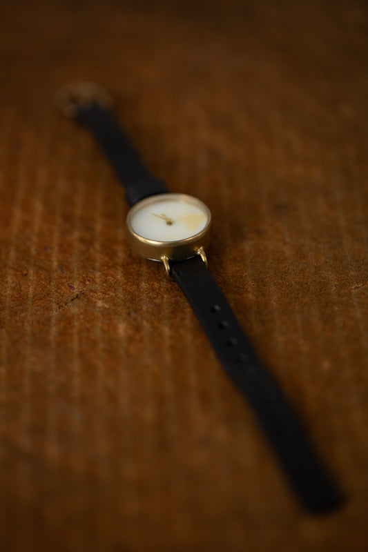 Black 'now and then' shell watch