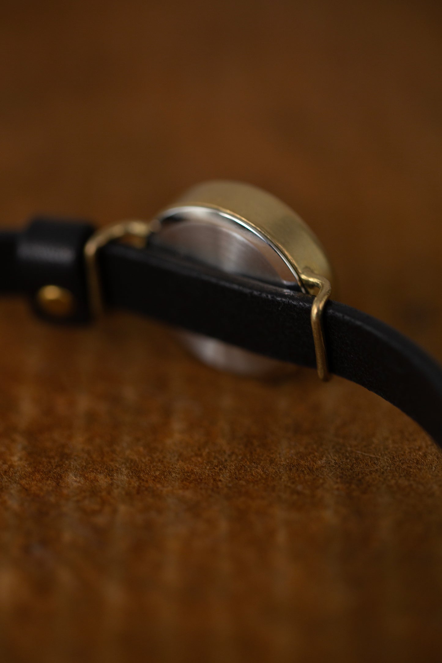 Black 'now and then' shell watch
