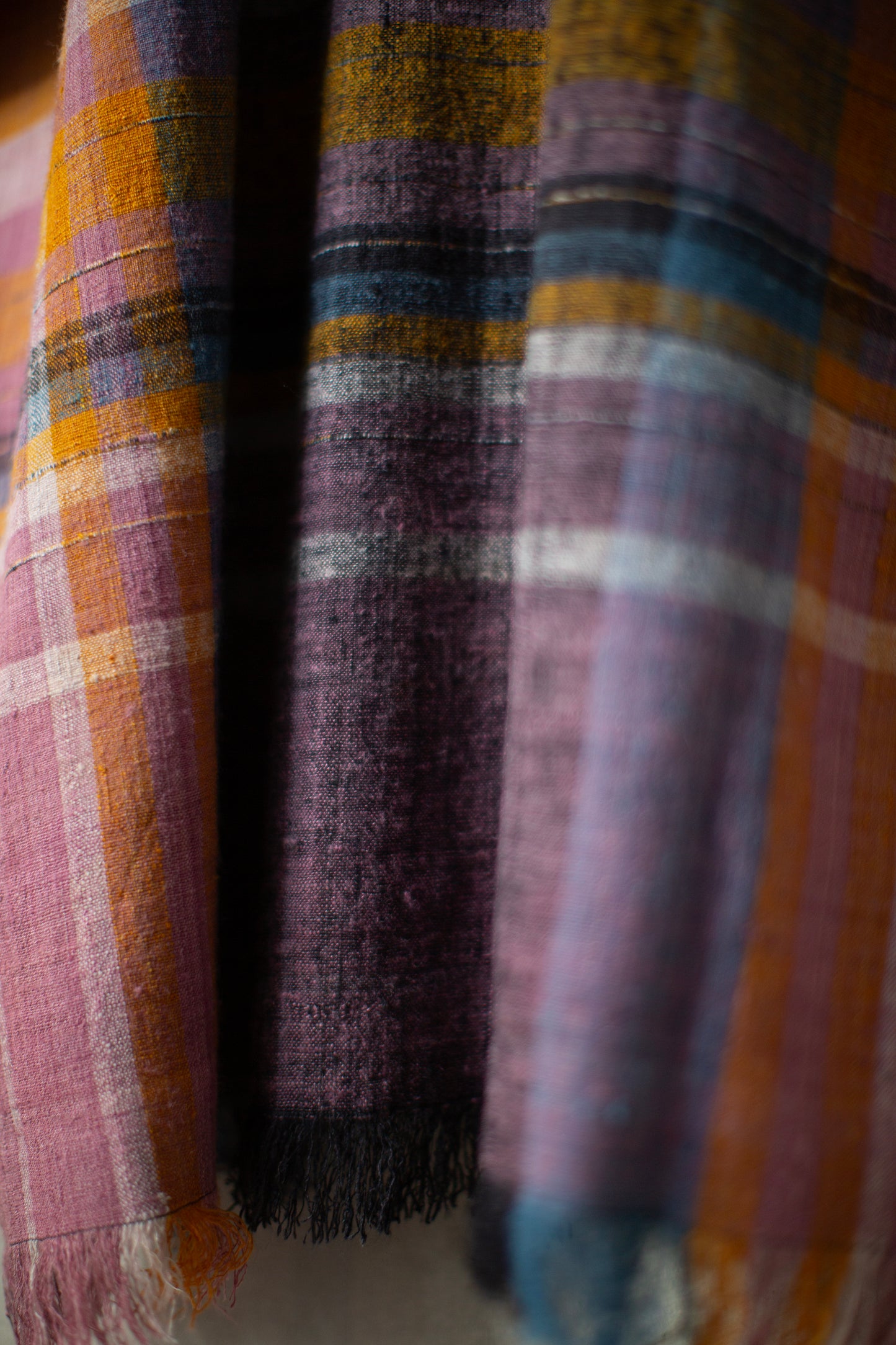 TUNIC#45 - HANDWOVEN COLOURED PLAID