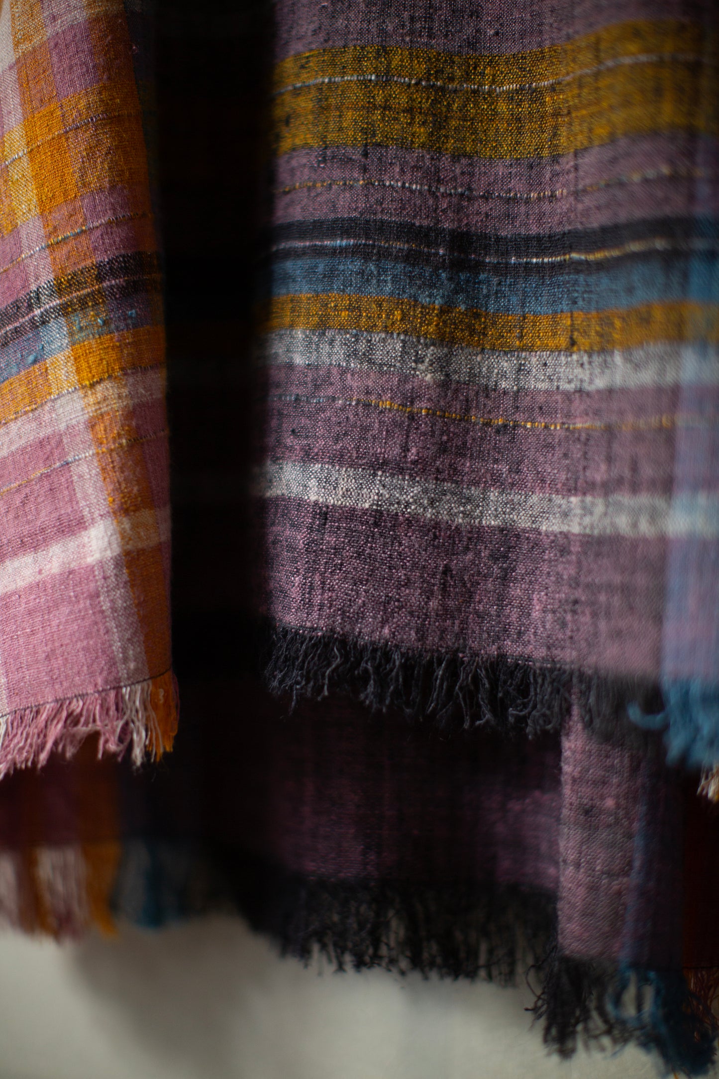 TUNIC#45 - HANDWOVEN COLOURED PLAID