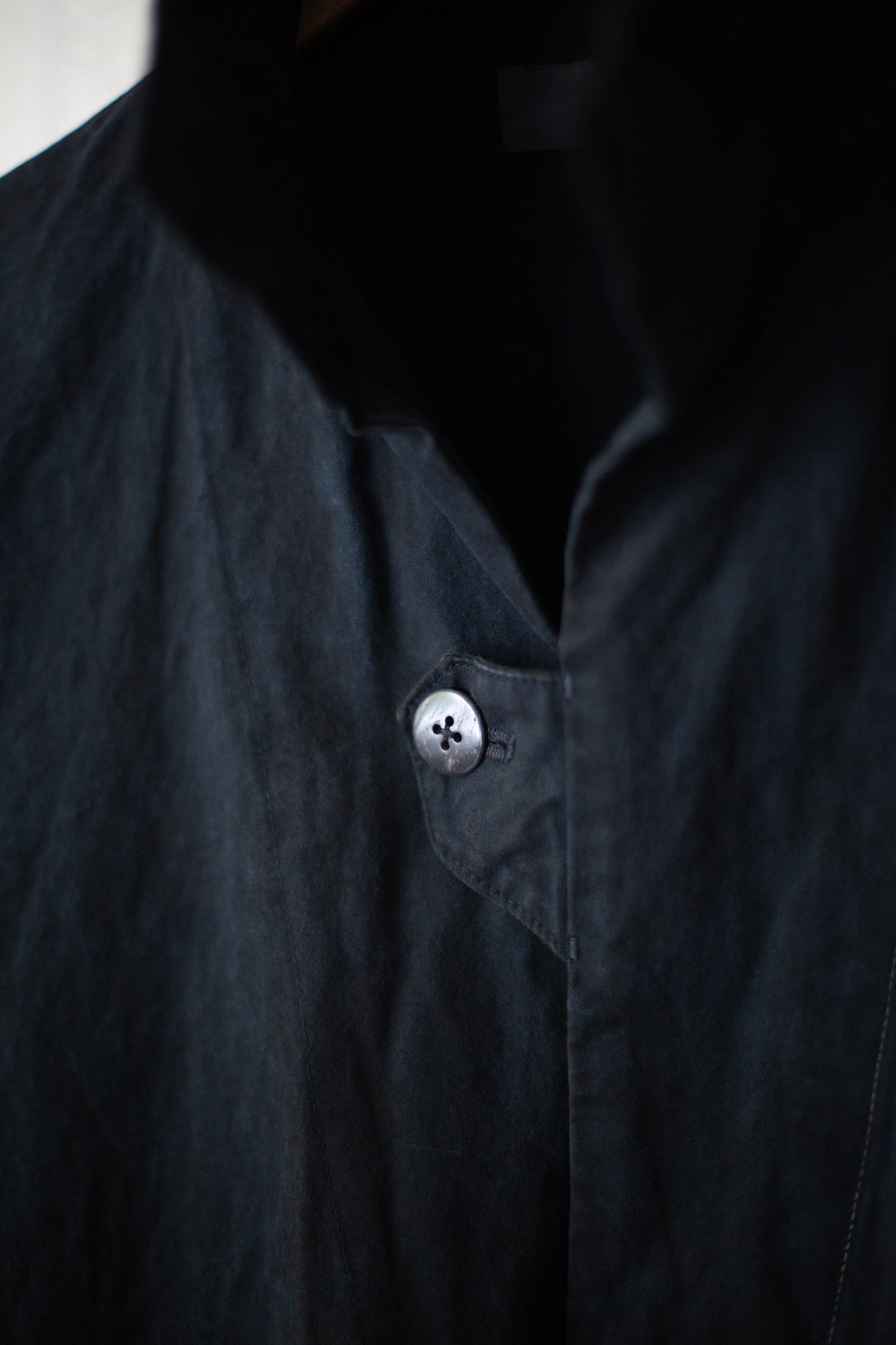 Meeting Jacket in Indigo & Sumi Natural Dye