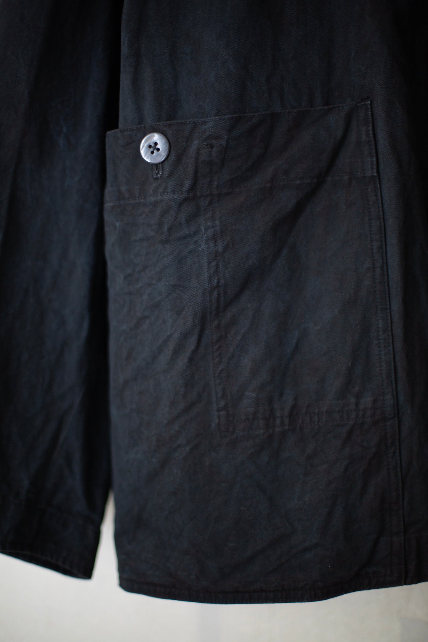 Meeting Jacket in Indigo & Sumi Natural Dye