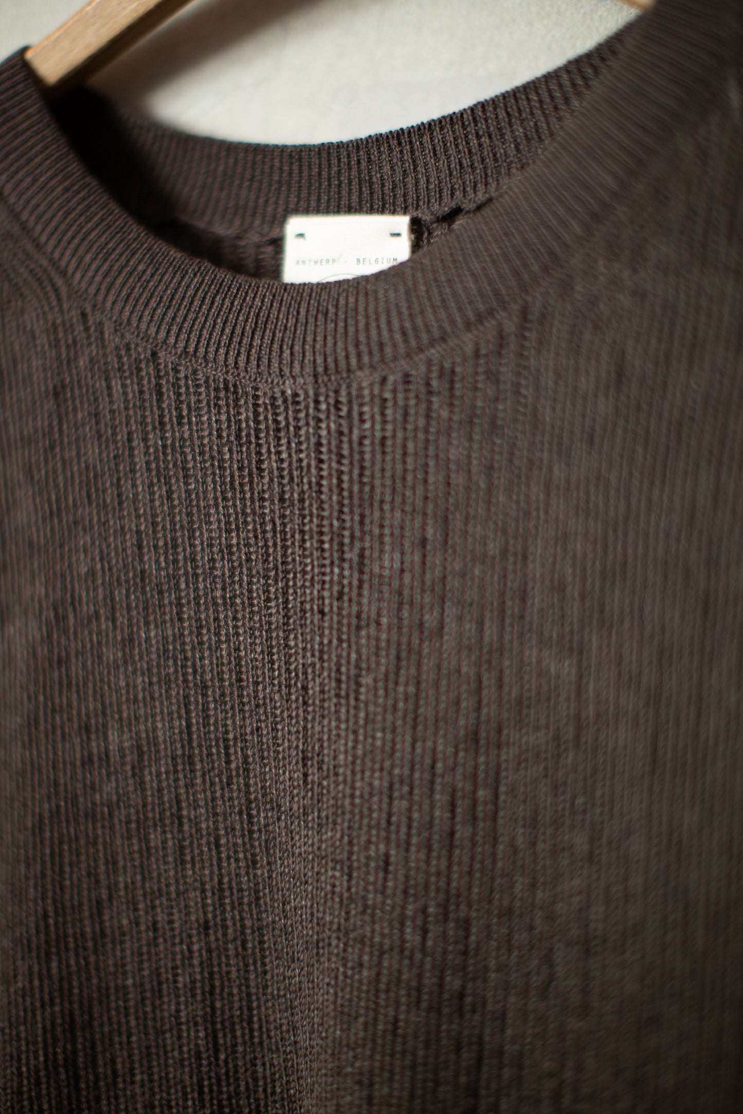 KNIT#75 - LINEN COTTON MESH BROWN