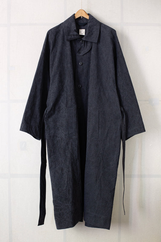 COAT#34 - TIME WASHED CANVAS BLACK